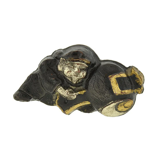 Victorian Japanese Sterling Figural Shakudo Cufflinks - Image 3