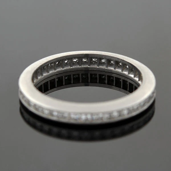 Art Deco Platinum Diamond Eternity Band - Image 3