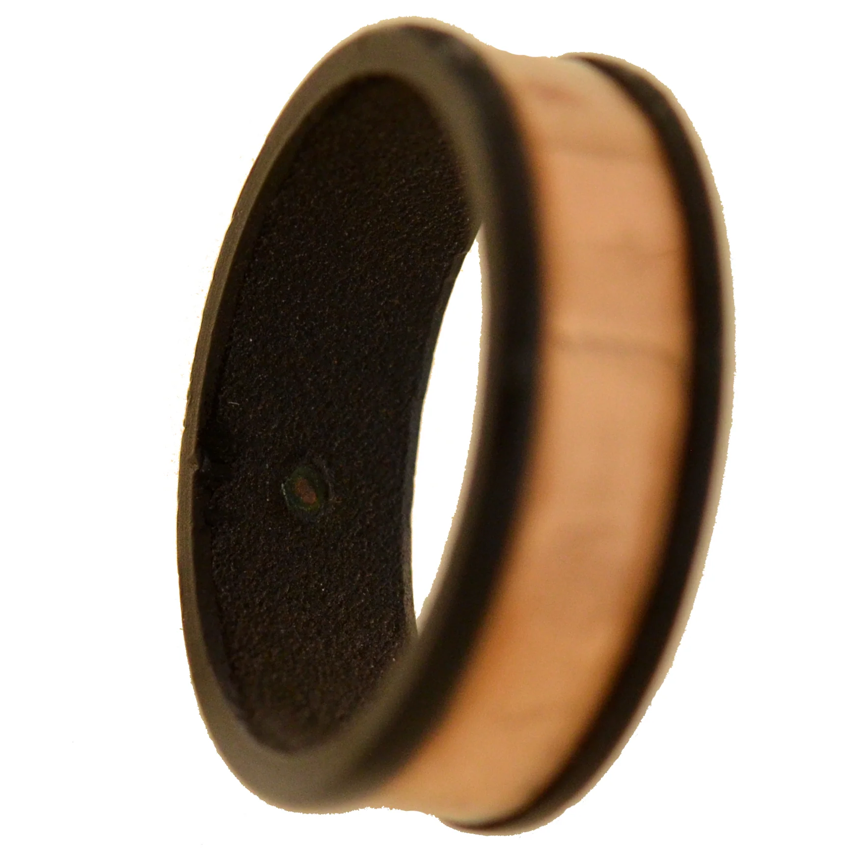Early Victorian 15kt Gutta-Percha Ring with Buckle Detail - Image 7