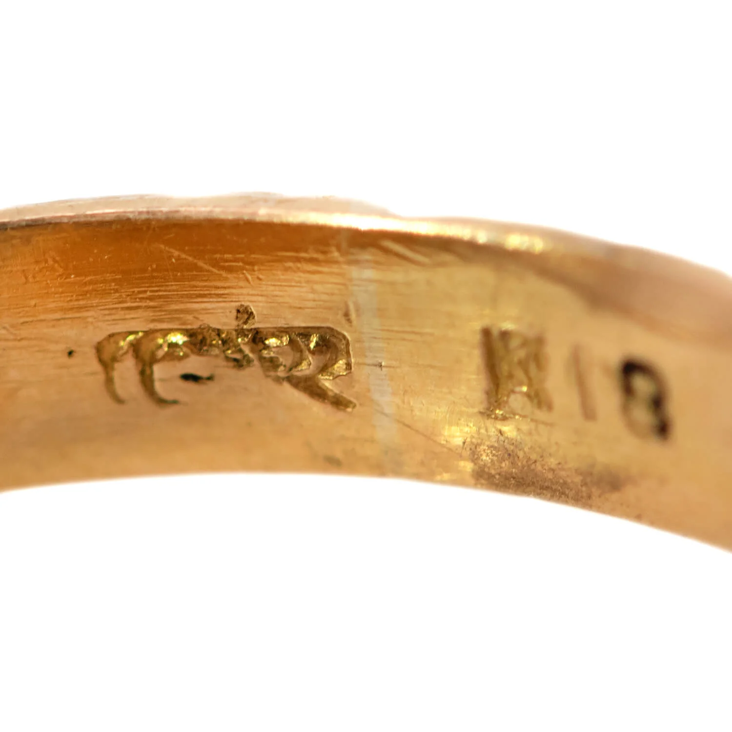 Estate 18k "Lalaounis" Double Lion Head Ring - Image 8