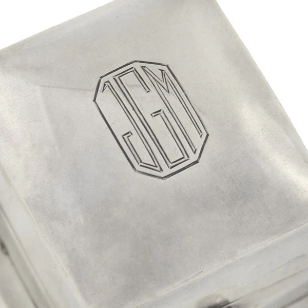 WRIGHT-KAY & CO. JEWELERS Art Deco Sterling Ring Box - Image 5