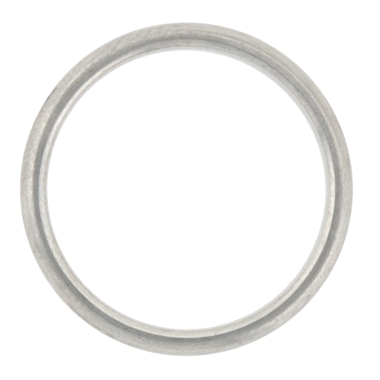 TIFFANY & CO. Vintage Platinum Wedding Band Ring - Image 3