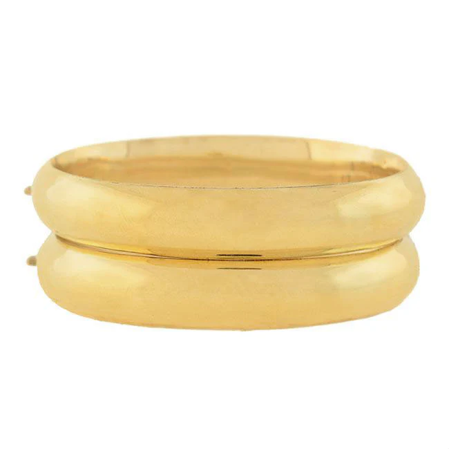 Victorian 10kt Gold Children's Bangle Bracelet Set - Image 2