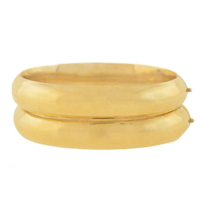Victorian 10kt Gold Children's Bangle Bracelet Set - Image 3