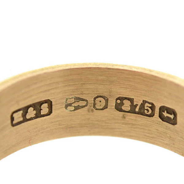 Victorian 9kt & Enamel "IN MEMORY OF" Mourning Ring - Image 8