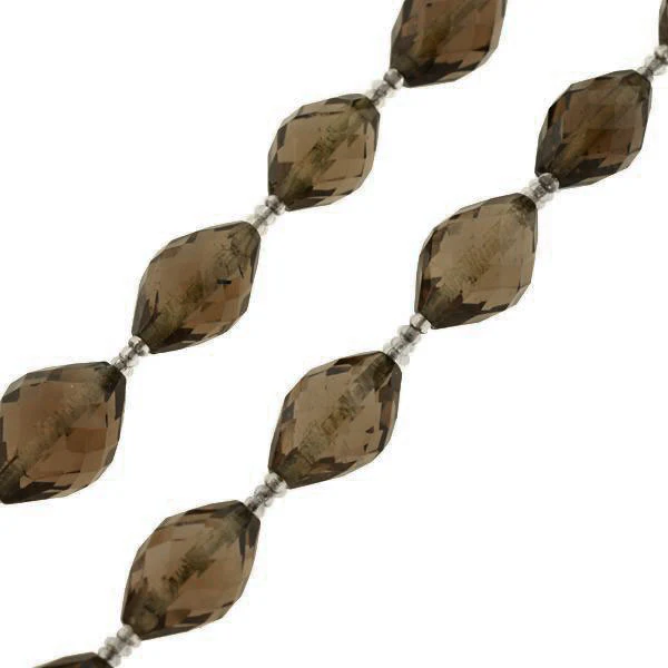 Victorian Carved Smoky Topaz Beetle Pendant Necklace - Image 4