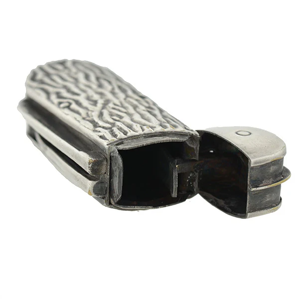 Victorian Silver Plated Pocket Knife Match Safe - Image 5