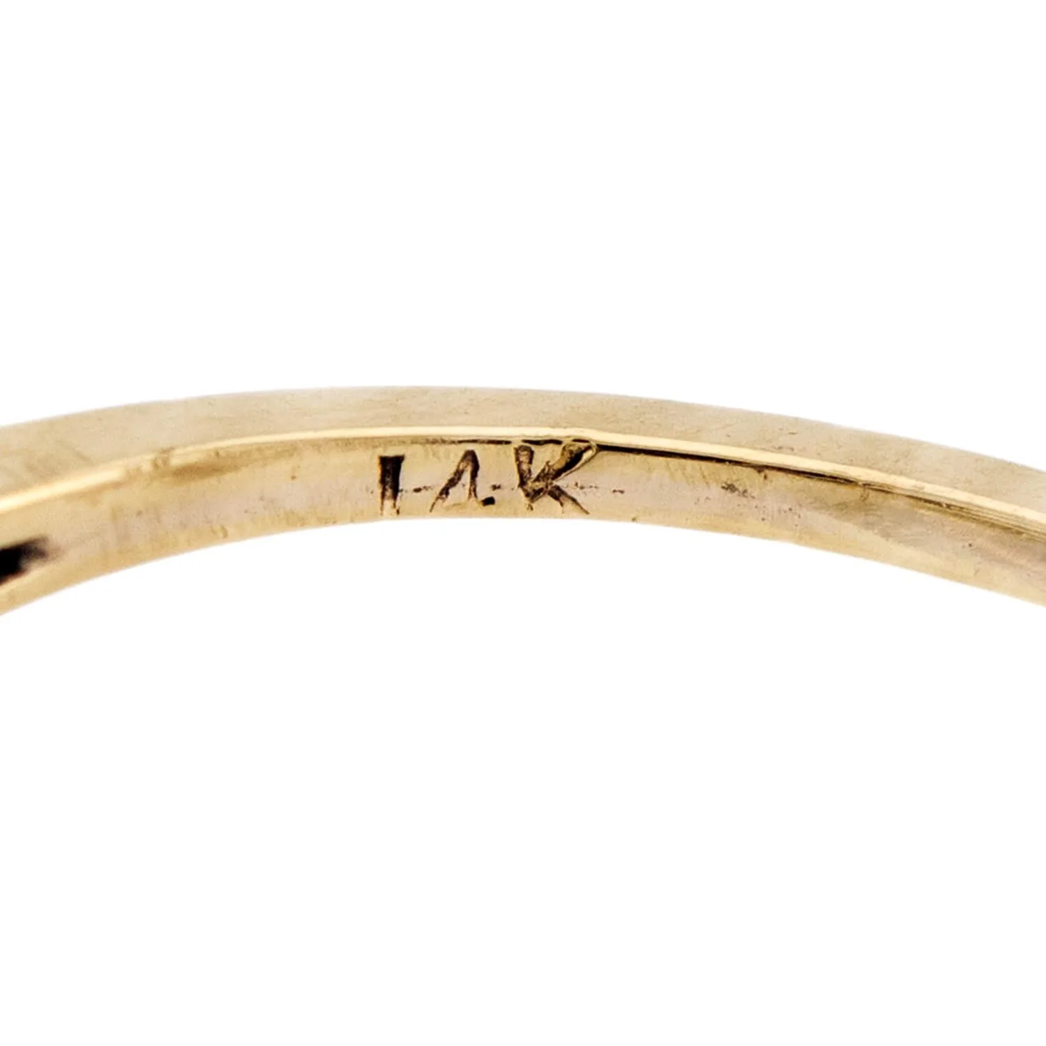 Art Deco 14k Aqua Ring - Image 6