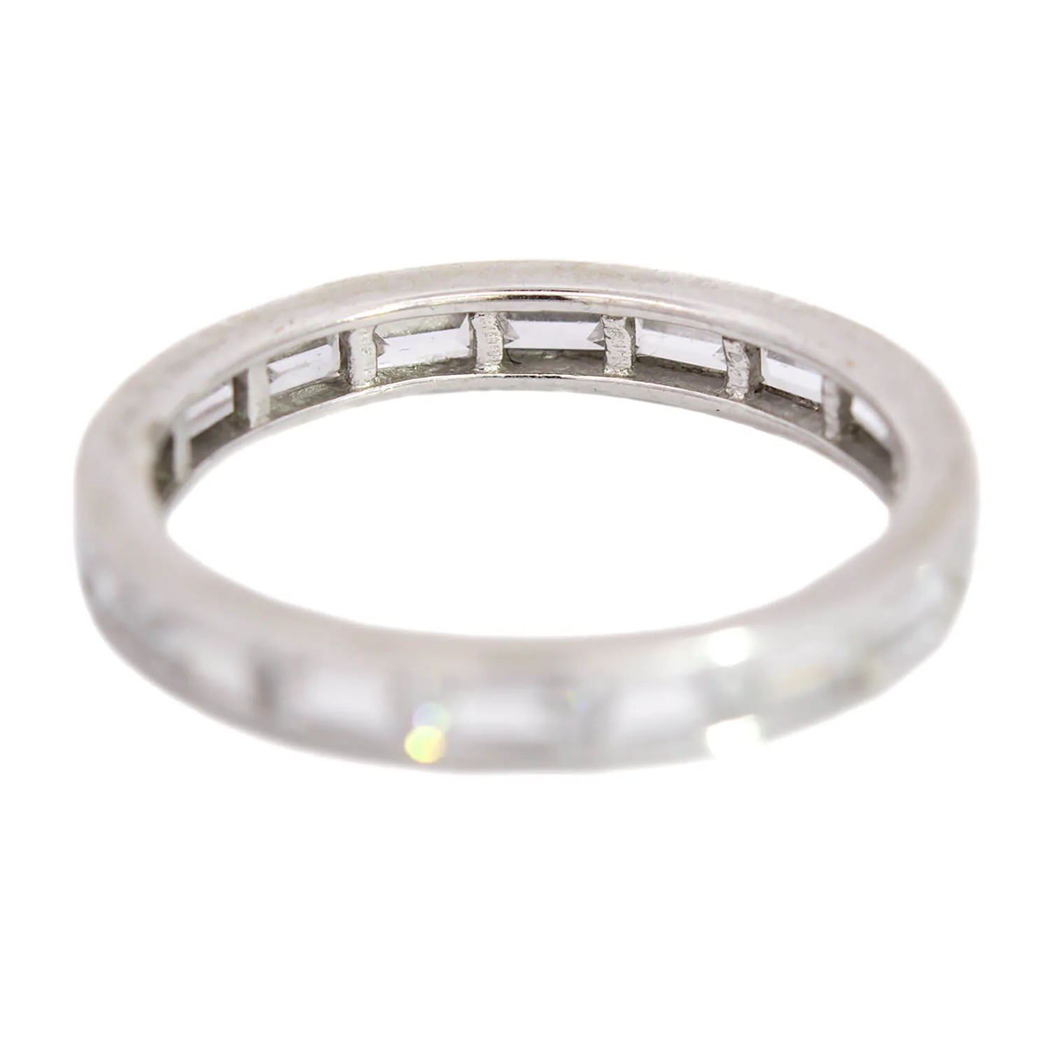 Art Deco 14k Bagette Diamond Eternity Band 1.70ctw - Image 4