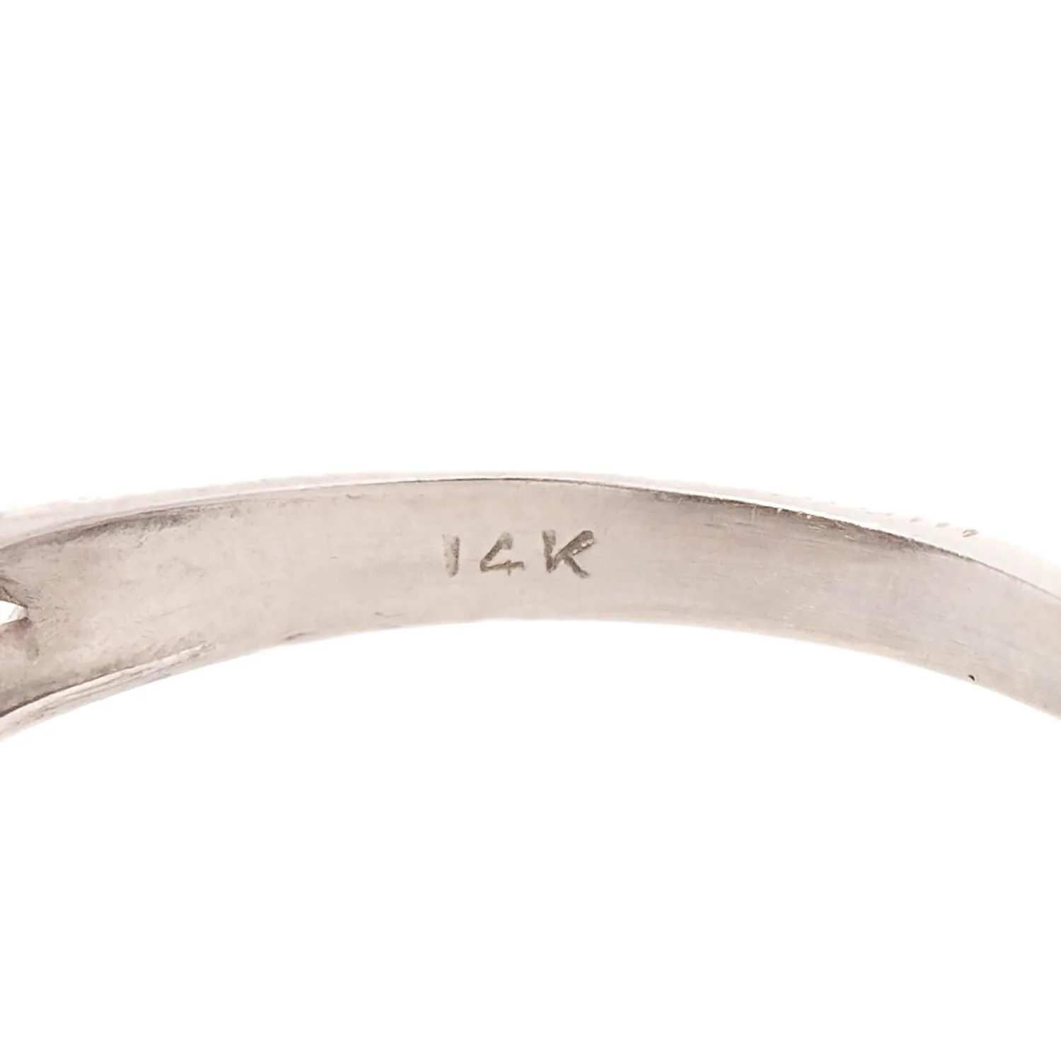 Art Deco 14k Coral Bullet Cabochon Ring - Image 6
