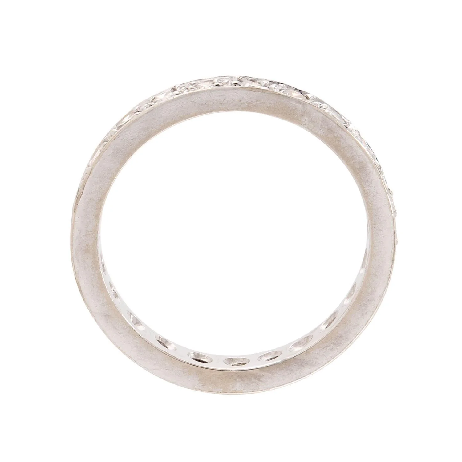 Art Deco Platinum Diamond Eternity Band - Image 3