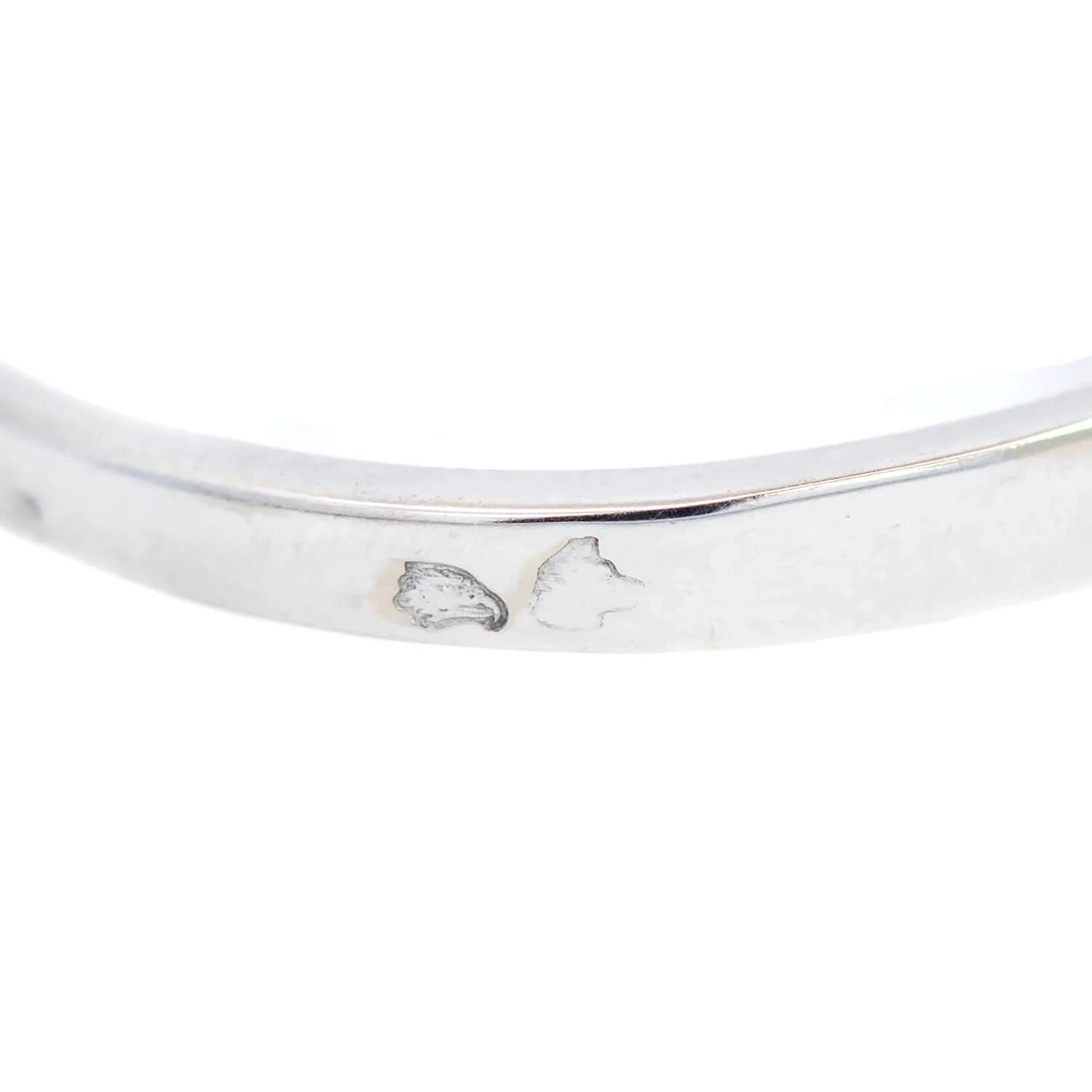 Art Deco Platinum Oval Diamond Engagement Ring 1.06ctw - Image 6