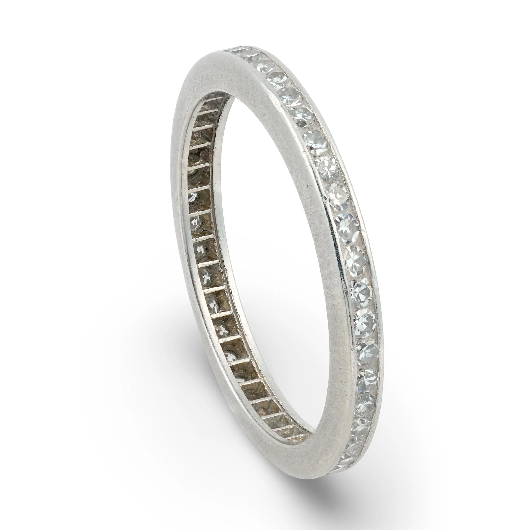 Art Deco Platinum Diamond Eternity Band - Image 3