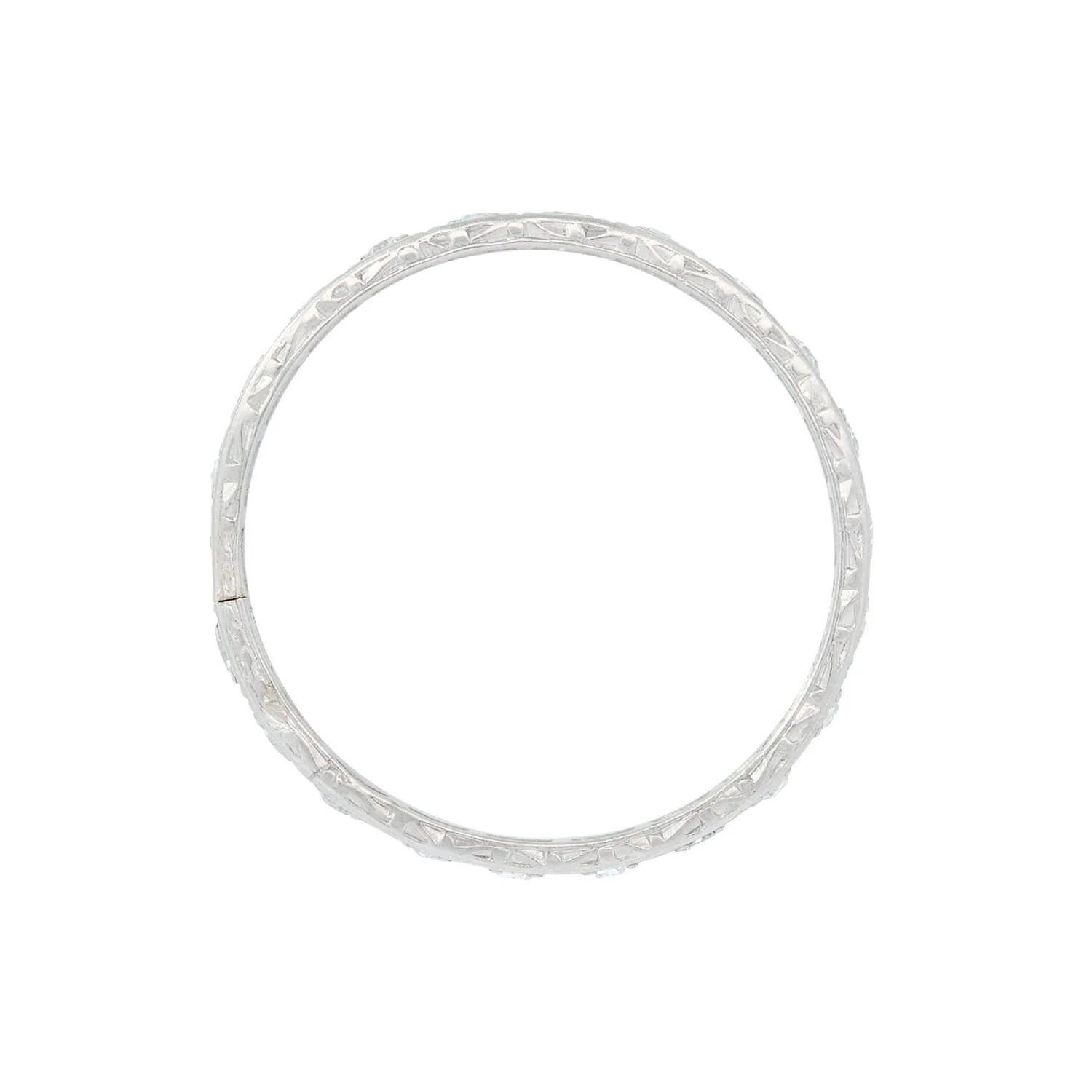 Art Deco Platinum Diamond Eternity Band - Image 3