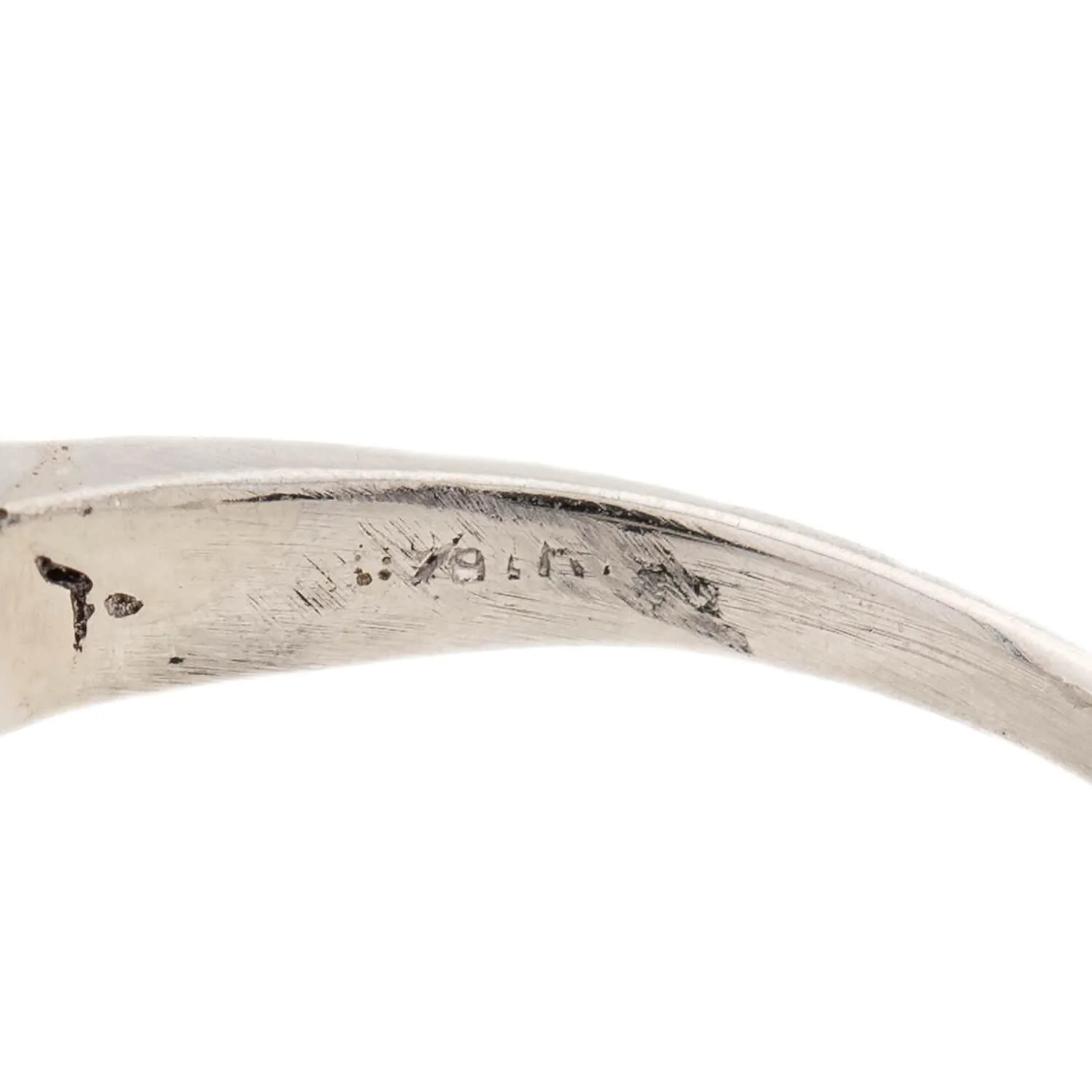 Art Deco Platinum Diamonds Bypass Ring - Image 6