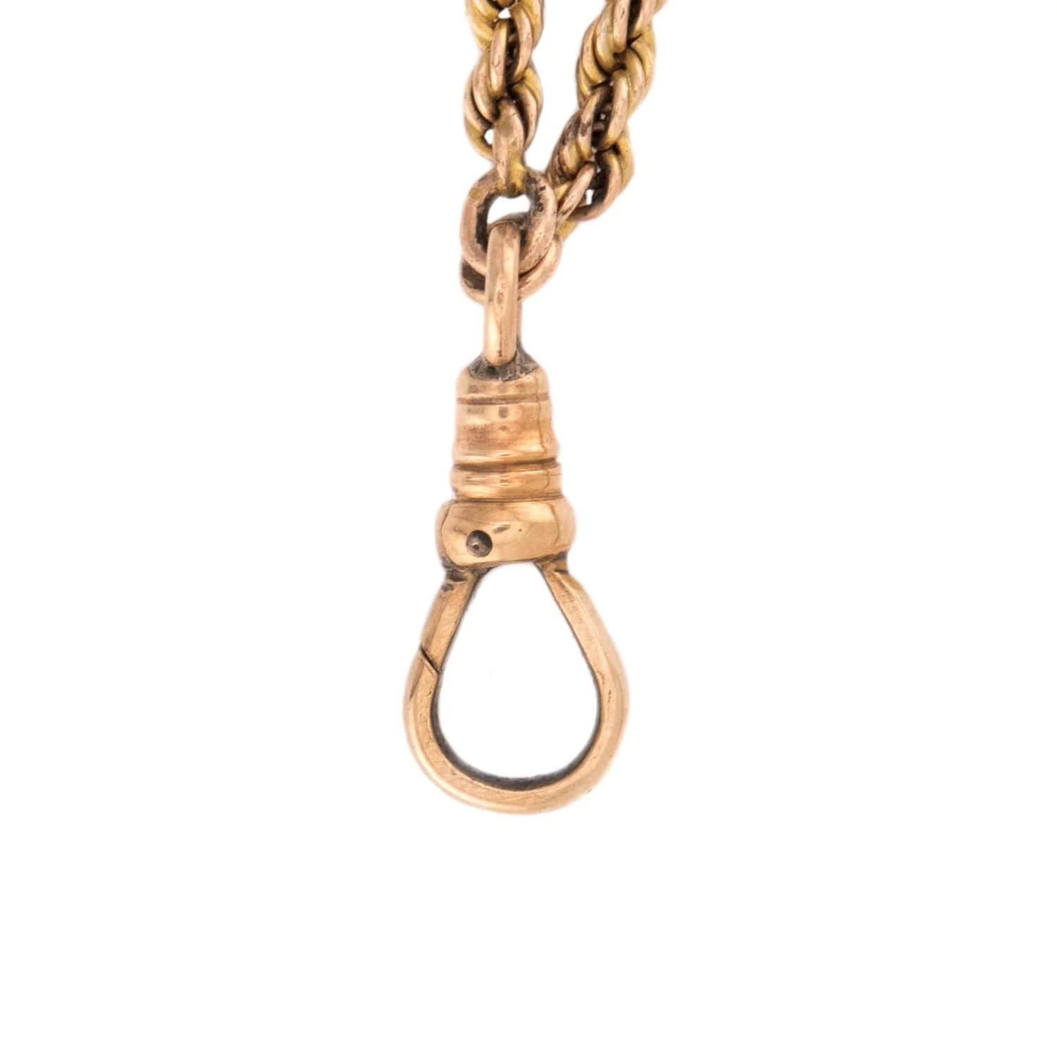 Art Nouveau Gold-Fill/14k Pearl Repoussé Slide Chain Necklace 48" - Image 4