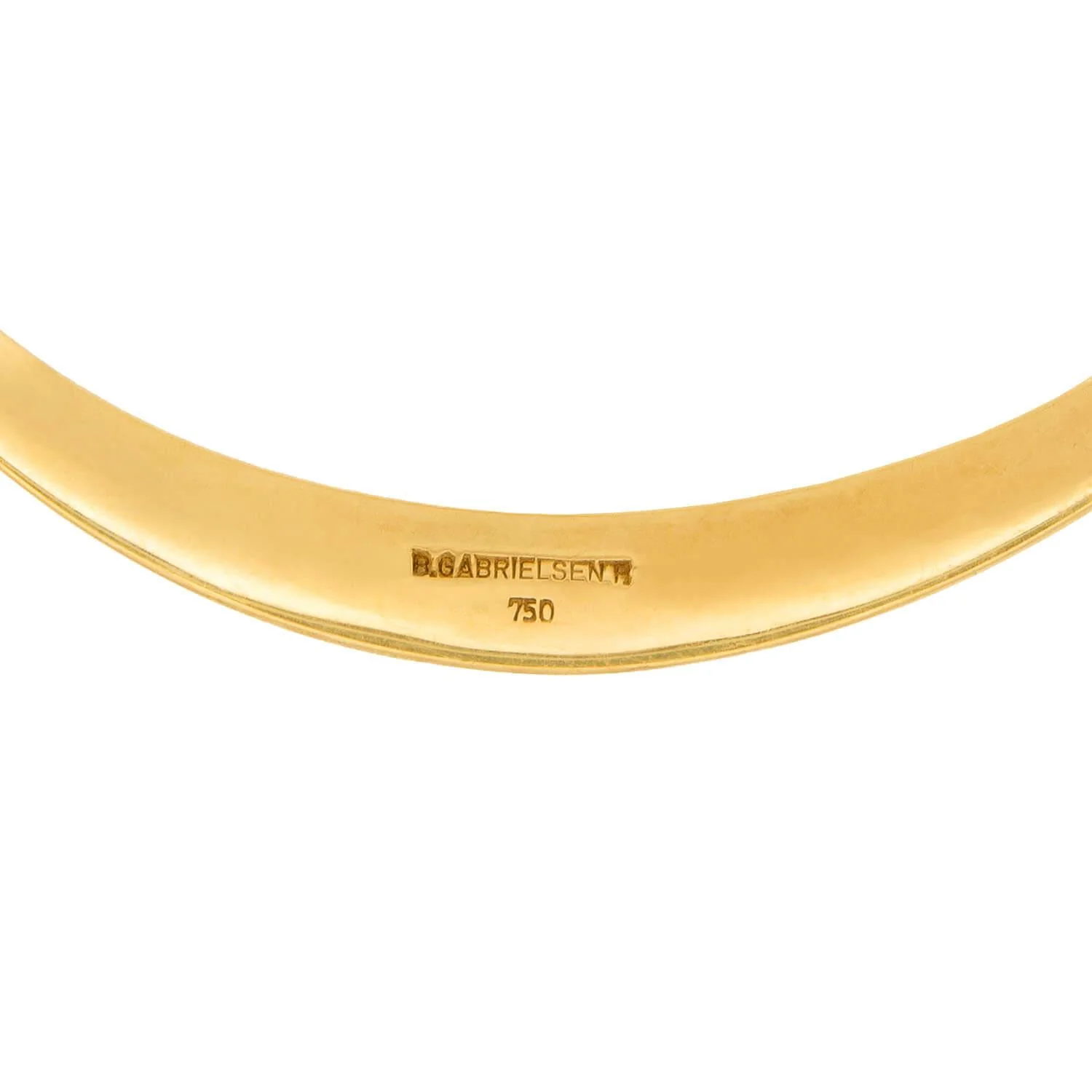 BENT GABRIELSEN Vintage 18k Collar Necklace - Image 6