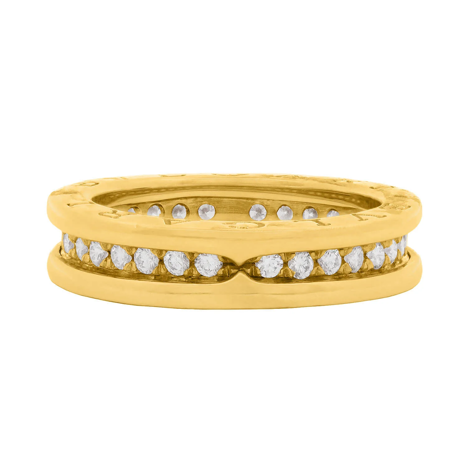 BULGARI Estate 18k Diamond Eternity Band - Image 3