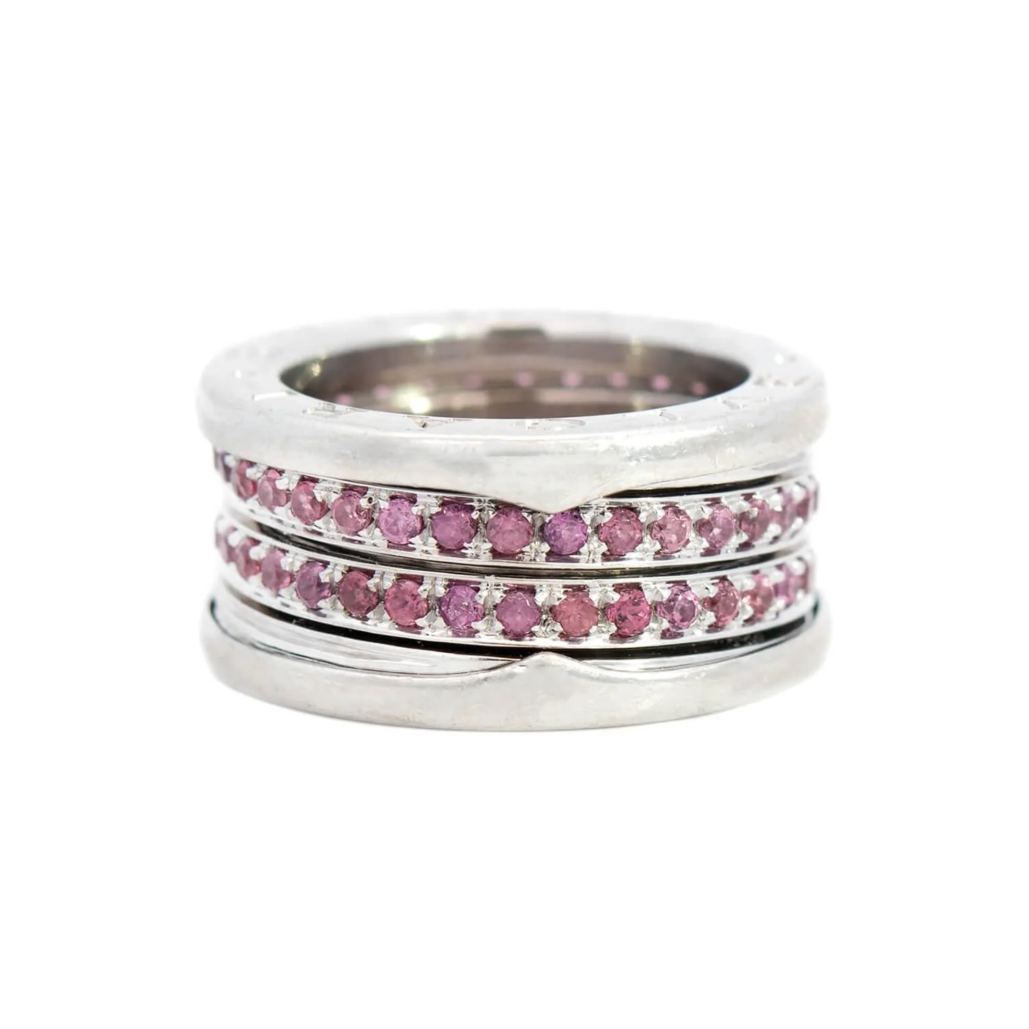 BULGARI Estate 18k Sapphire Ring - Image 5