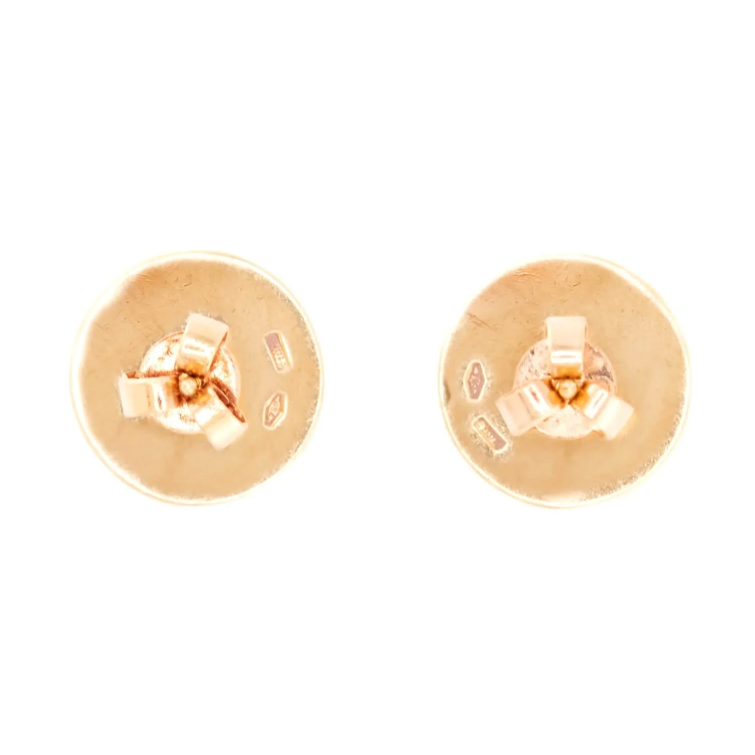 BVLGARI Vintage 18k Onyx Stud Earrings - Image 3