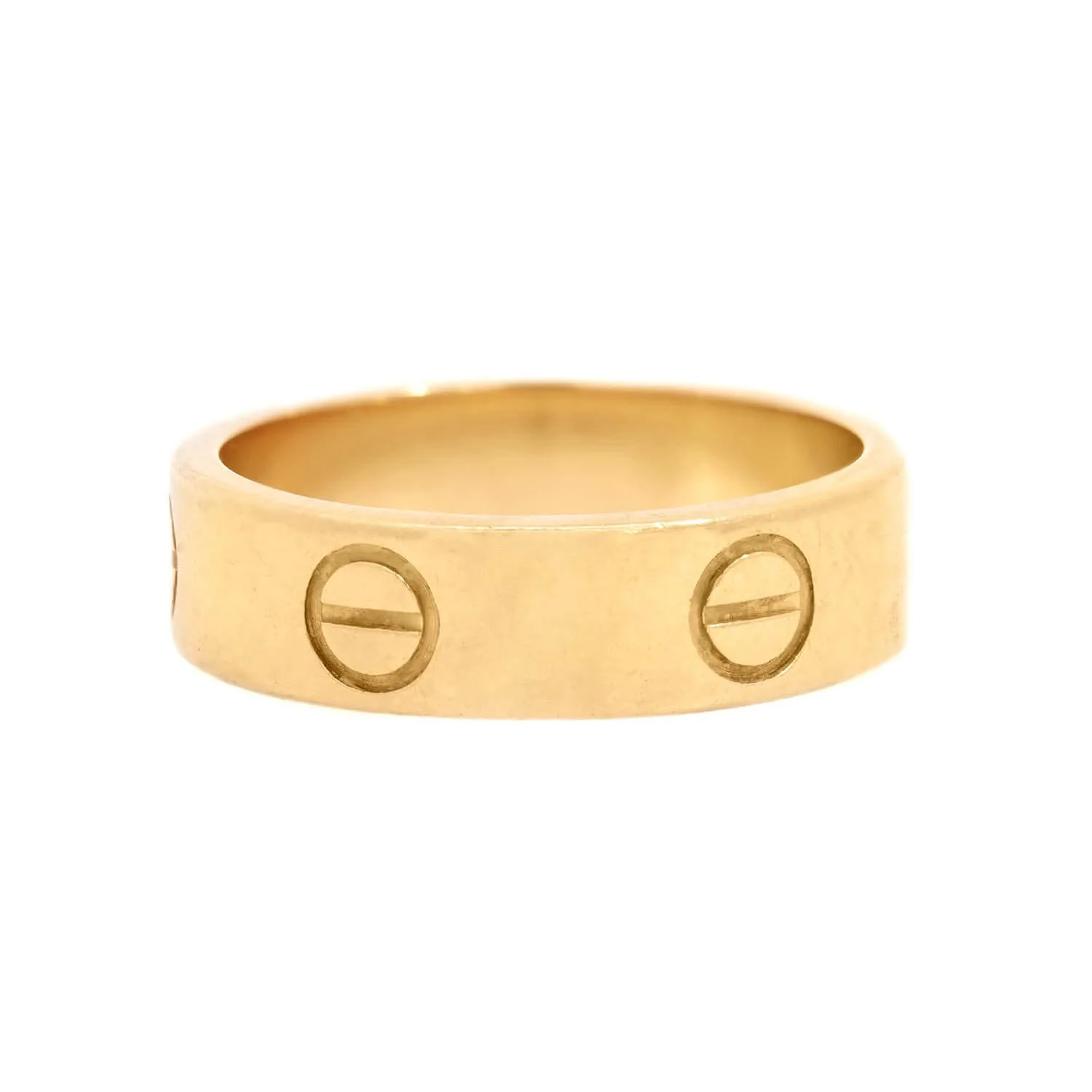 CARTIER Estate 18k Love Ring - Image 3