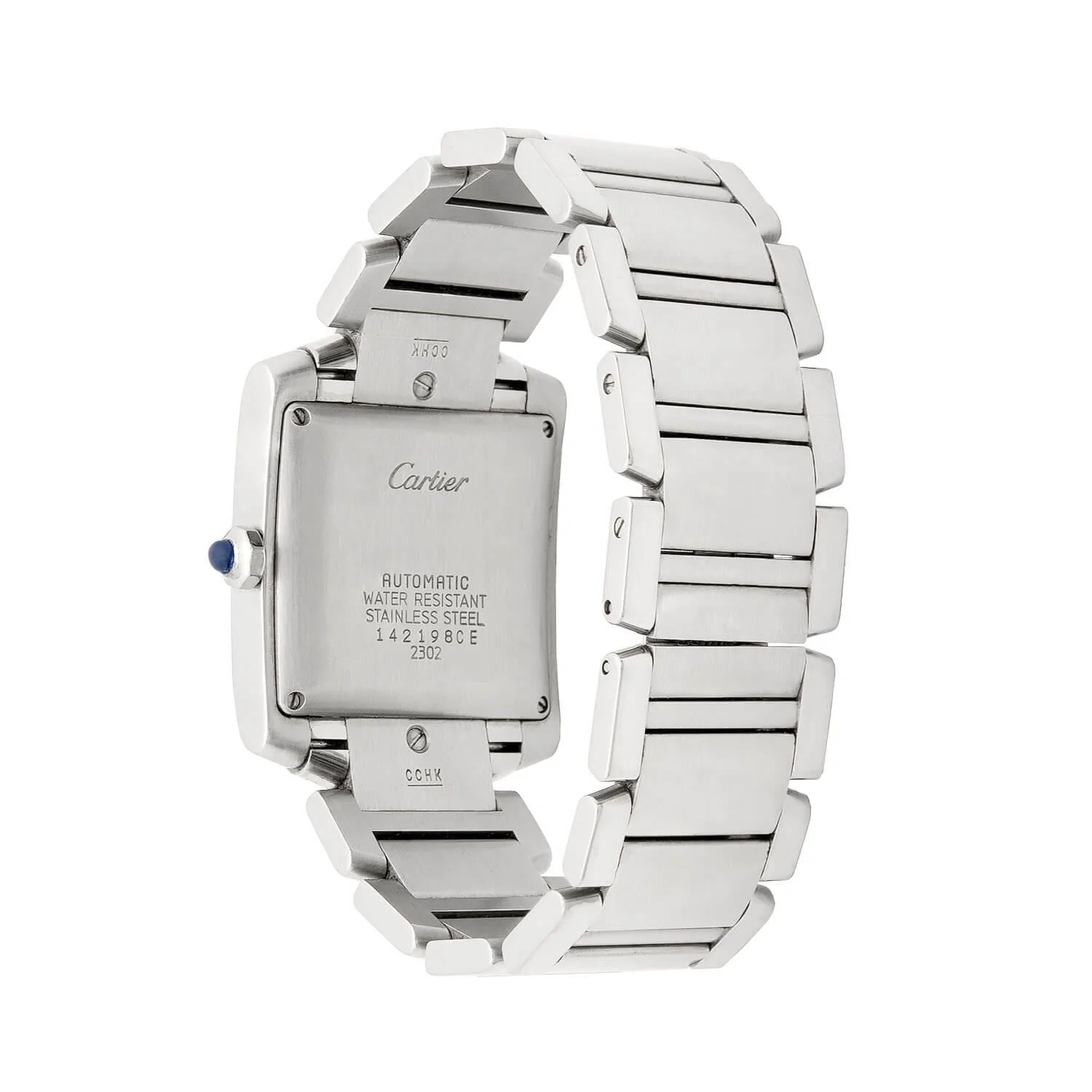 CARTIER Estate Stainless Steel Tank Française Watch - Image 5