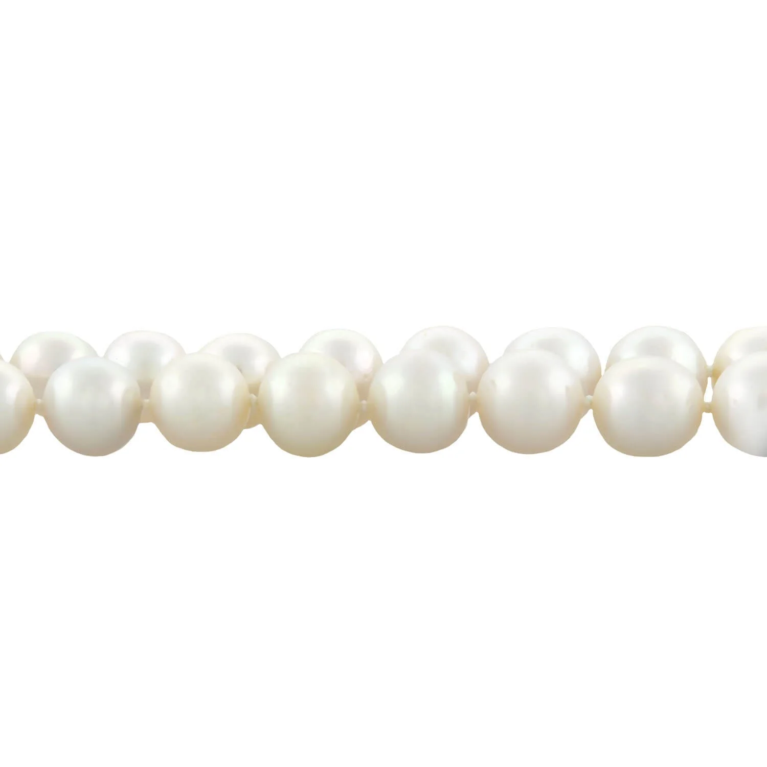 Edwardian South Sea Pearl Necklace with Diamond + Ruby Clasp - Image 2
