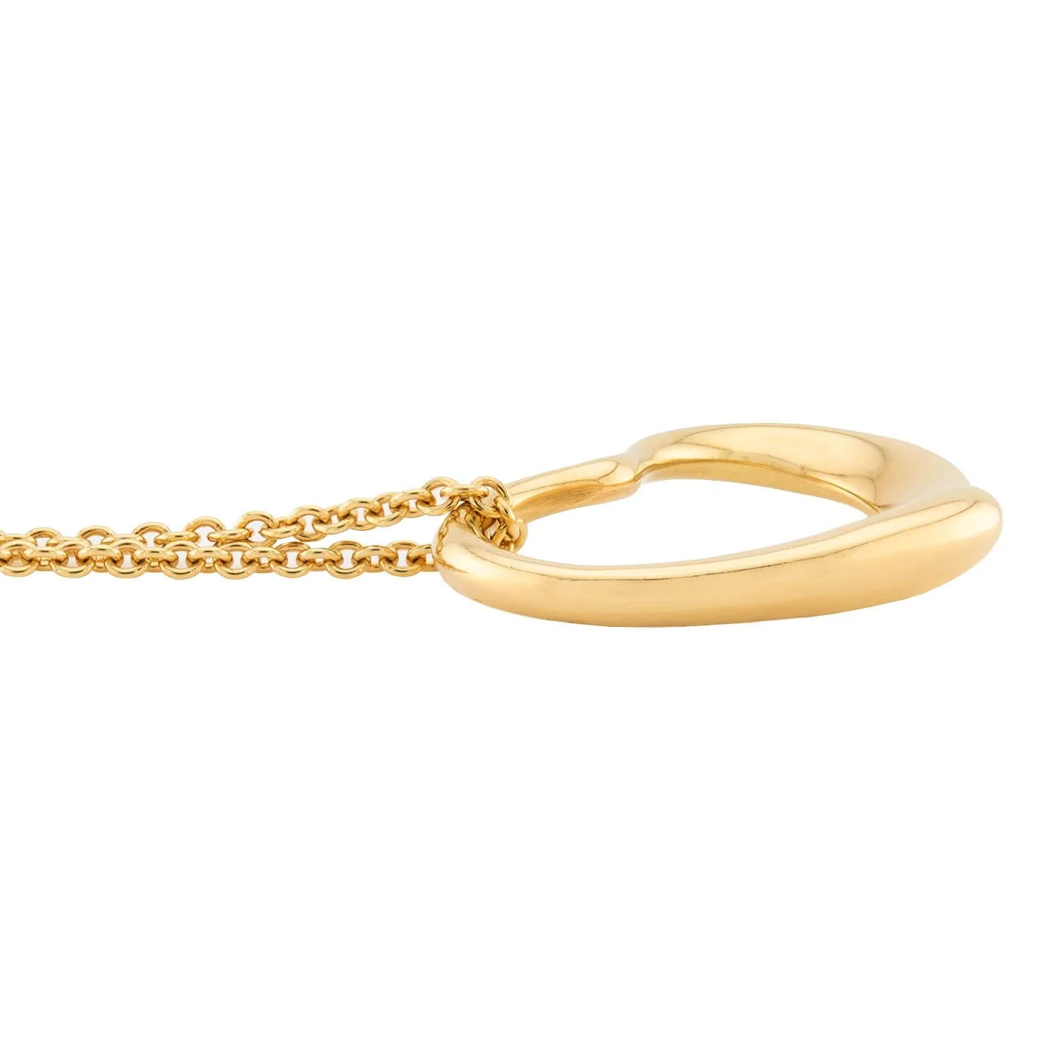 ELSA PERETTI FOR TIFFANY & CO. 18k Open Heart Pendant Necklace - Image 3