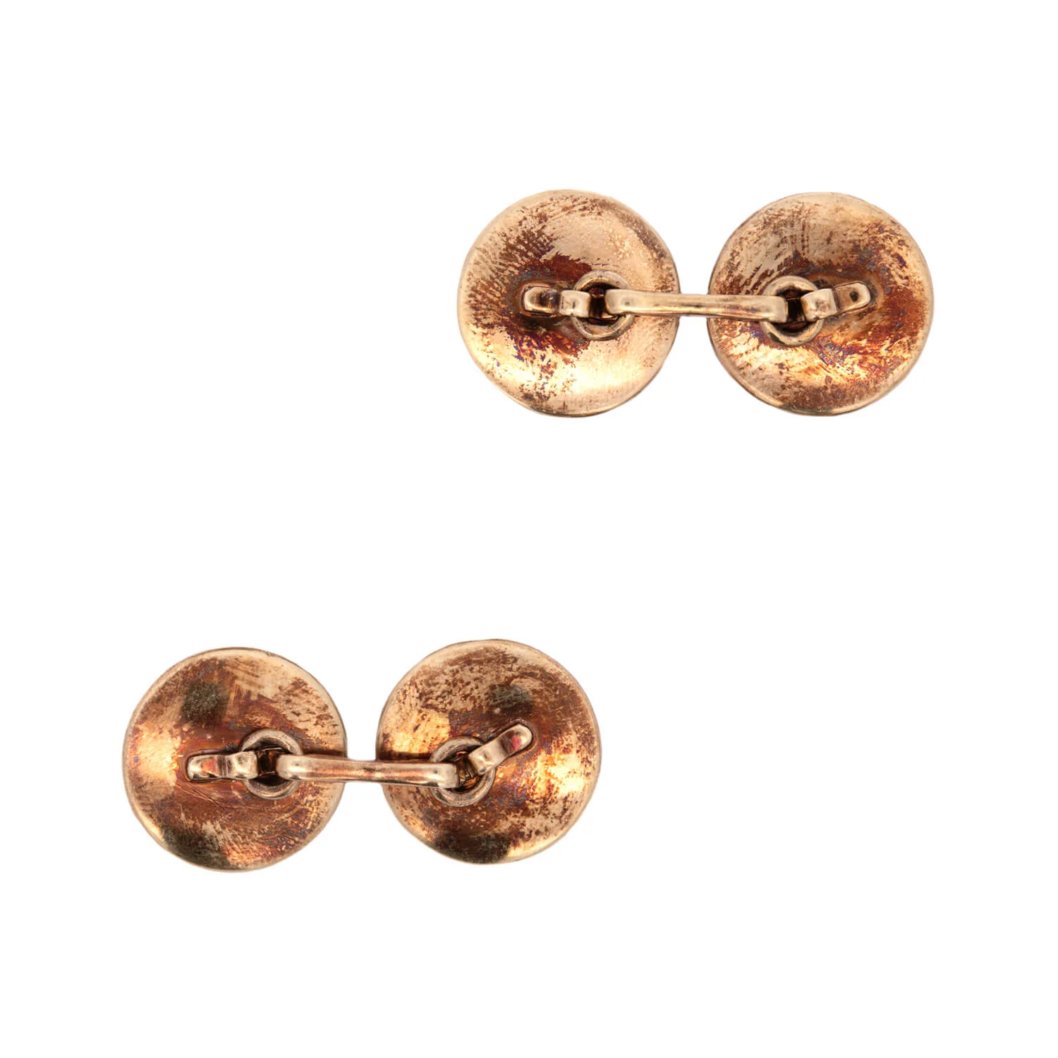Edwardian 14k Essex Crystal Fox Cufflinks - Image 4