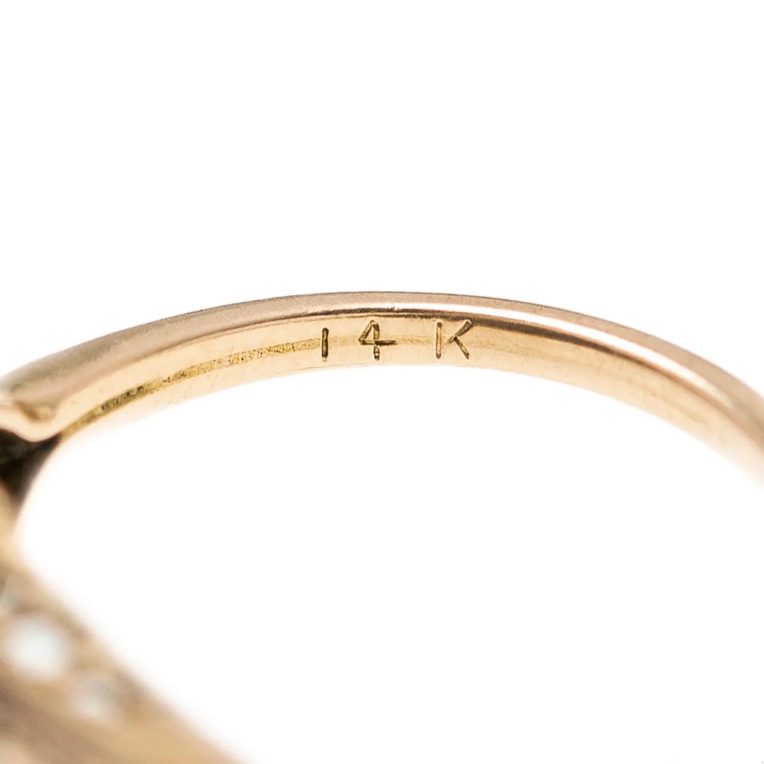 Edwardian 14k/Platinum Star Sapphire Cocktail Ring - Image 6