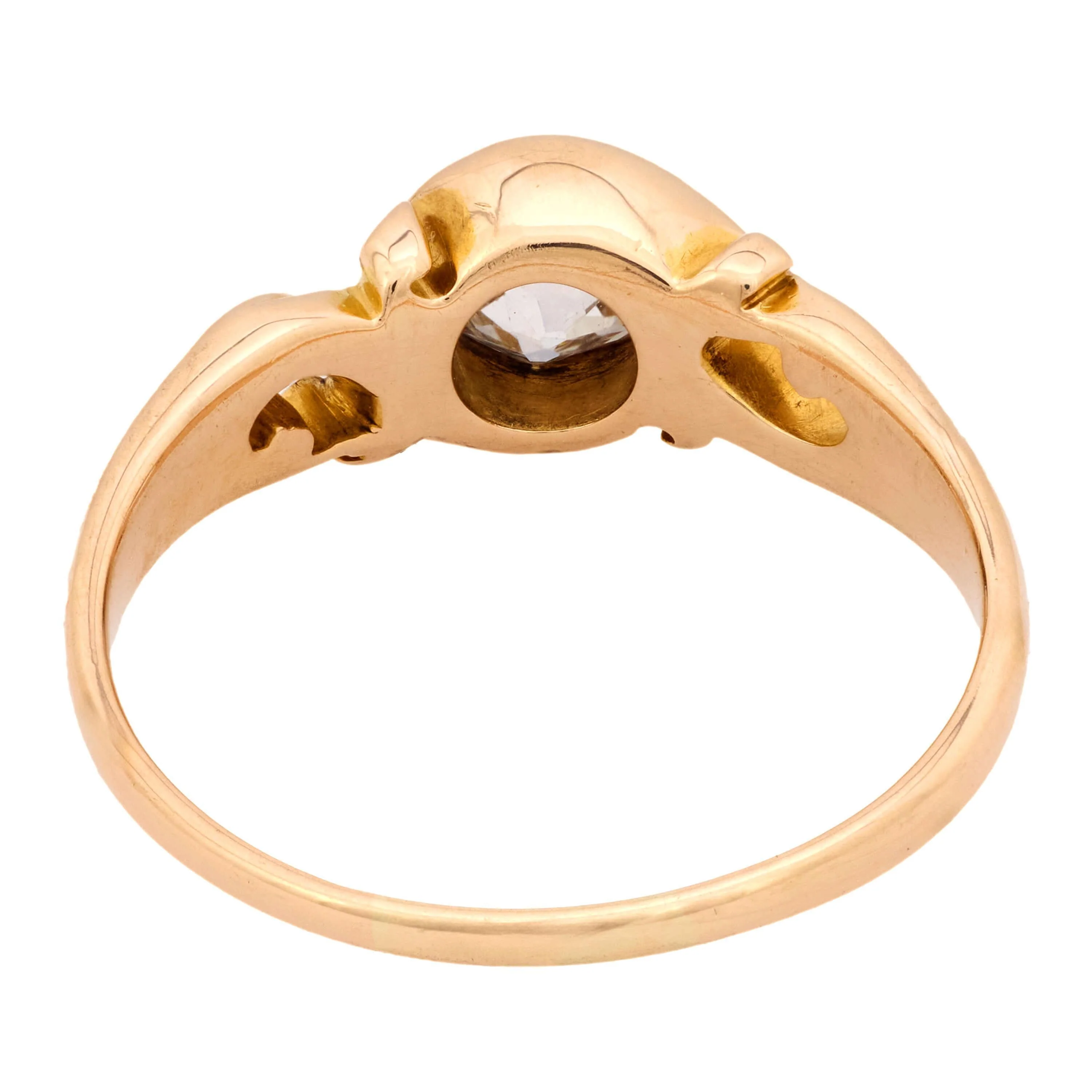 Edwardian 18k Diamond Engagement Ring .90ct - Image 4