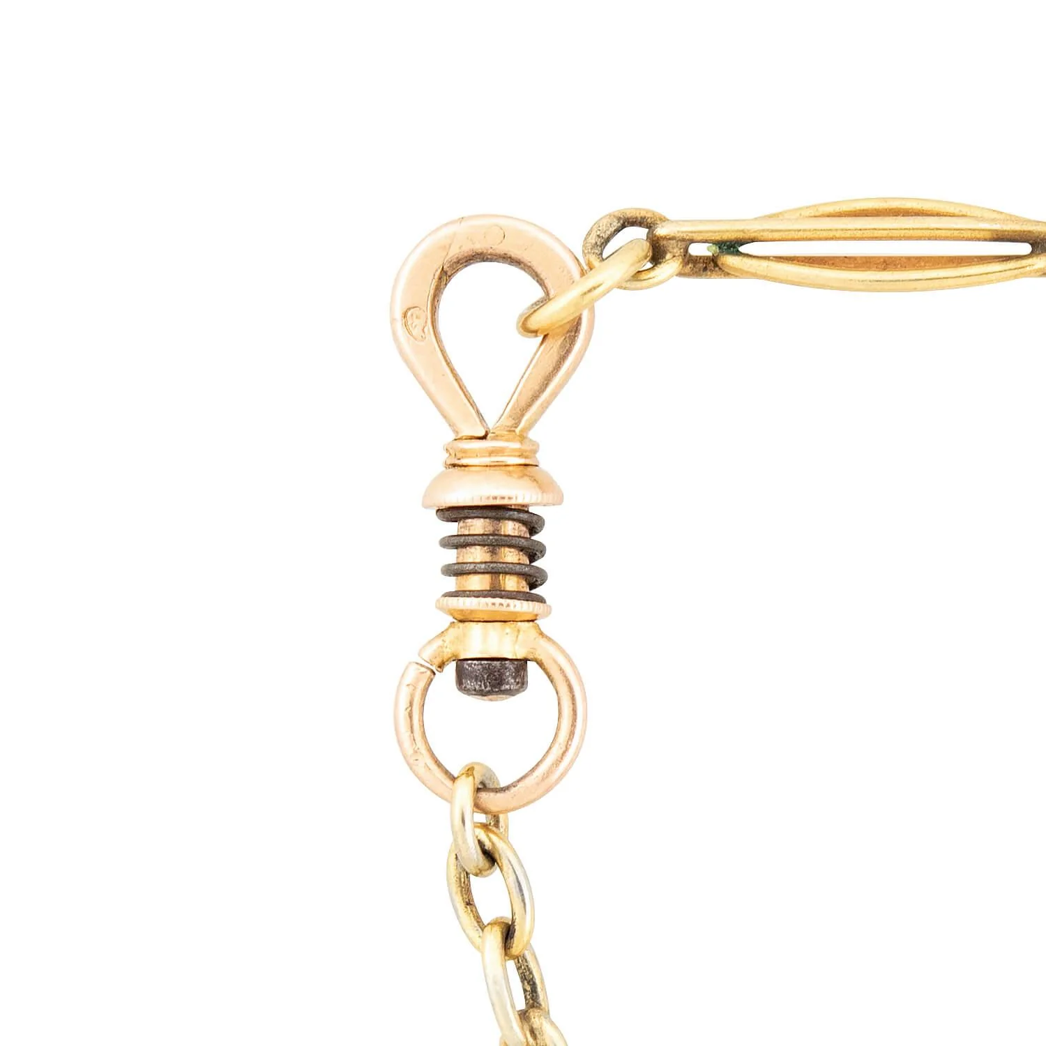 Edwardian French 18k Paperclip Chain 54" - Image 6