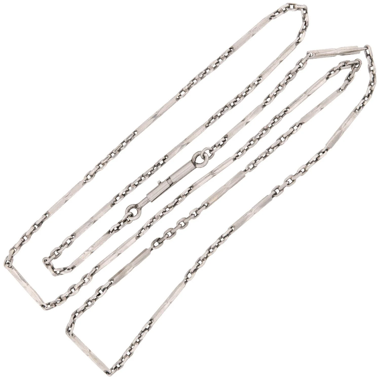 Edwardian Platinum Chain Necklace
