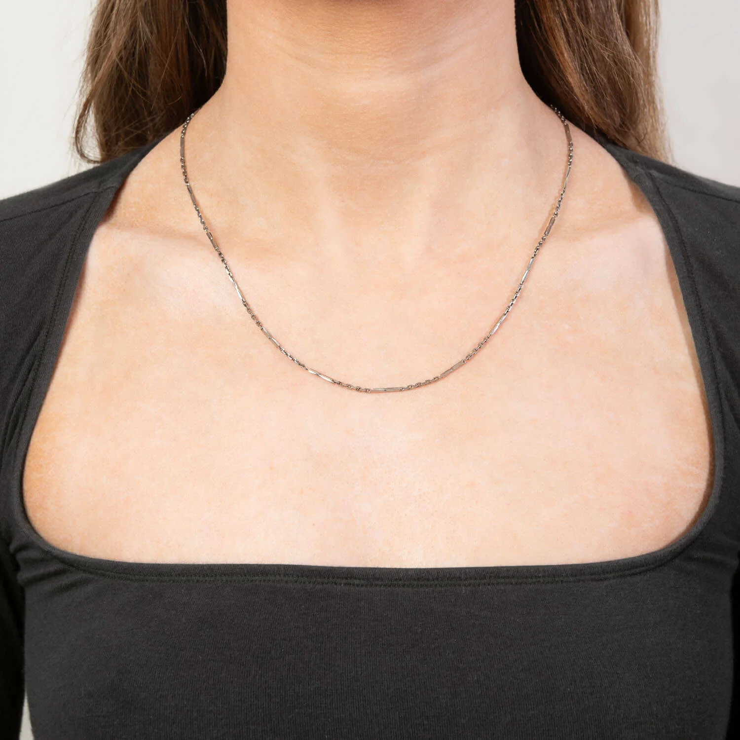 Edwardian Platinum Chain Necklace - Image 4