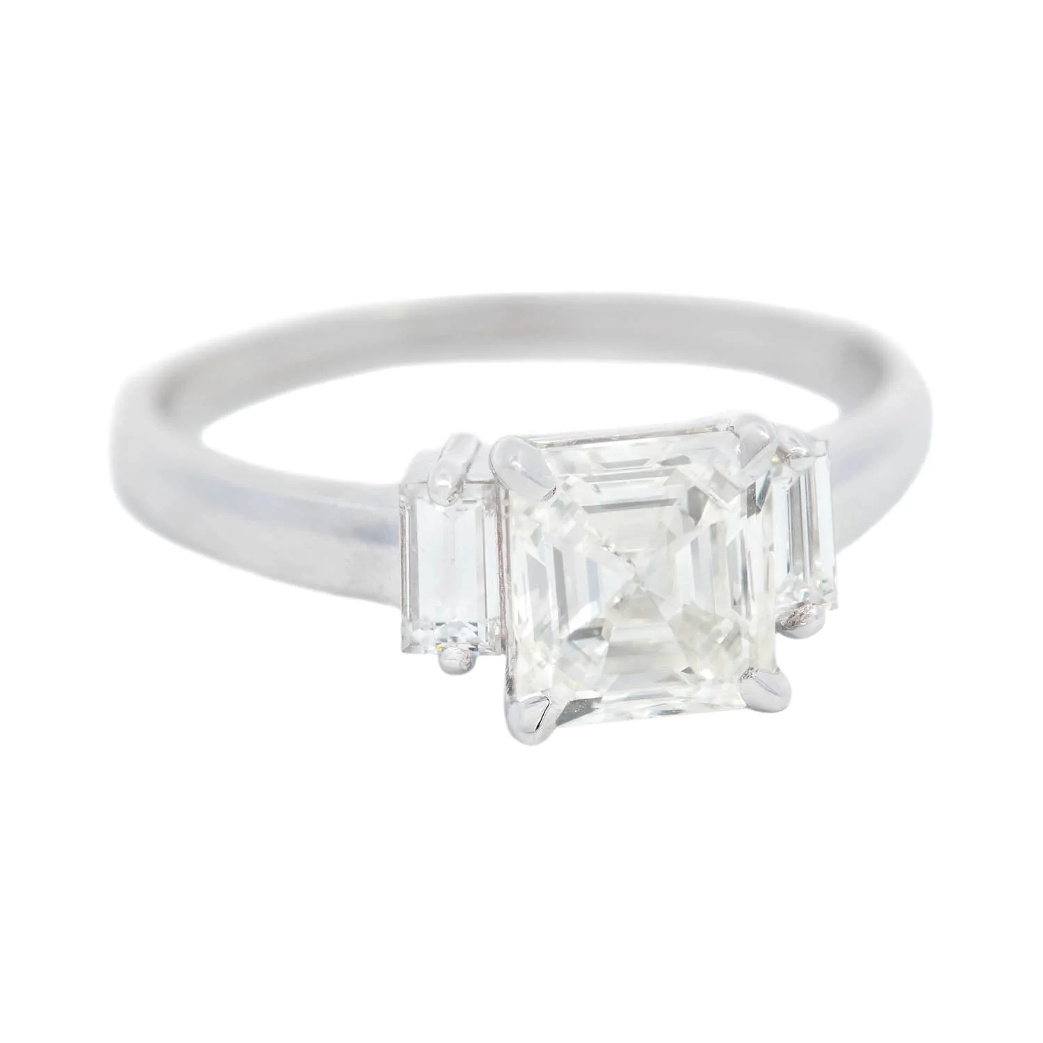 Estate 14K Diamond Engagement Ring 1.11ct - Image 2