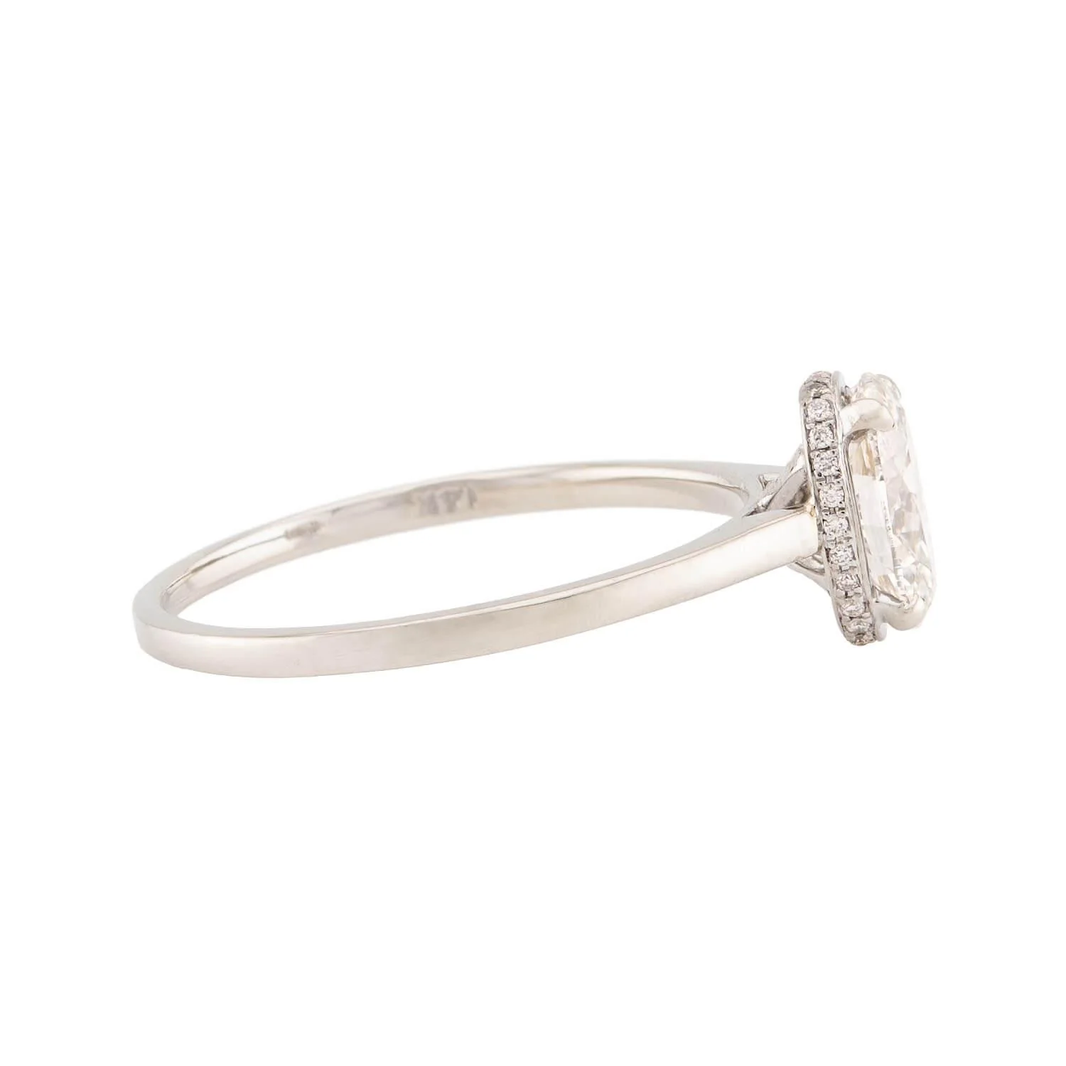 Estate 14k Diamond Engagement Ring 1.22ct - Image 3