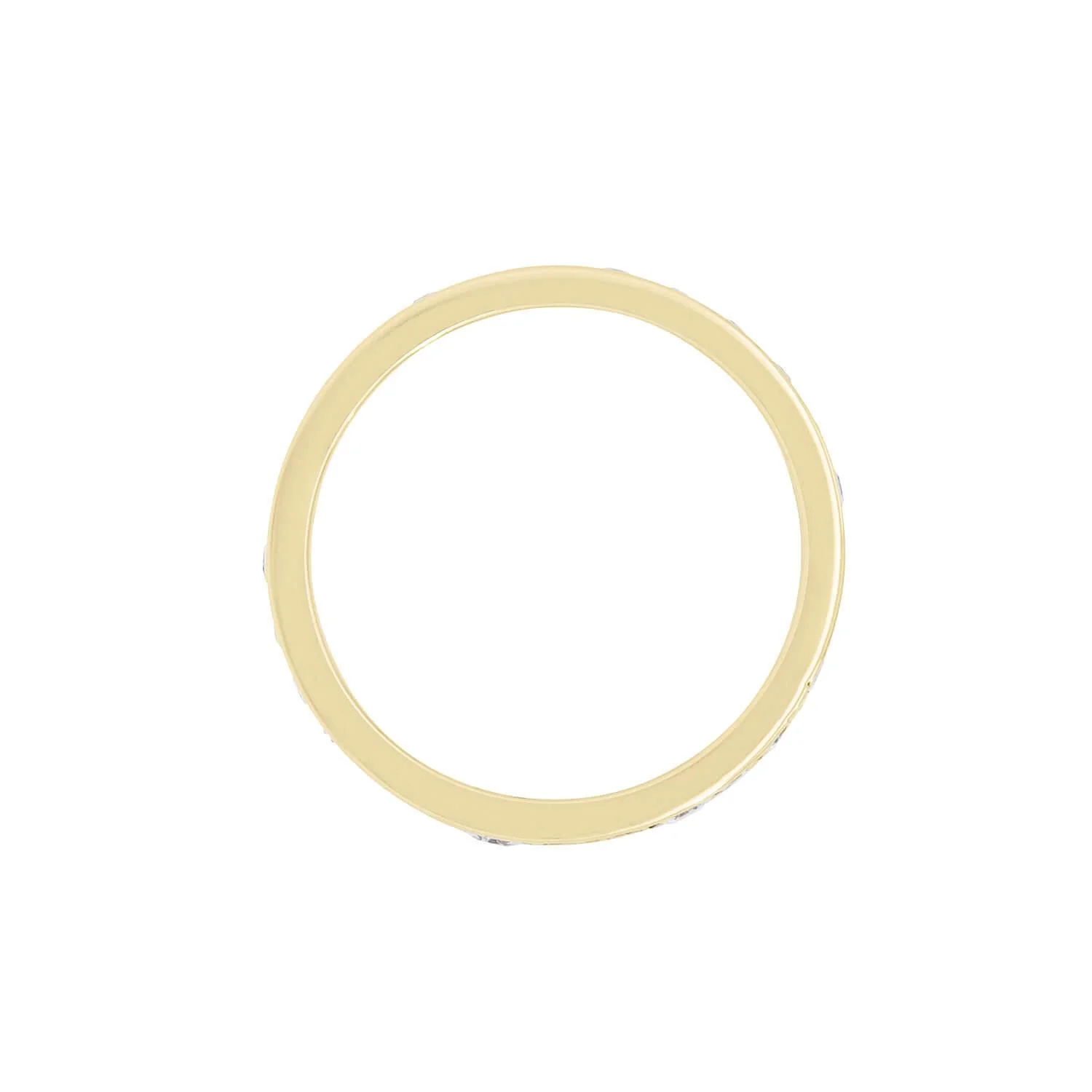Estate 14k Diamond Eternity Band - Image 3
