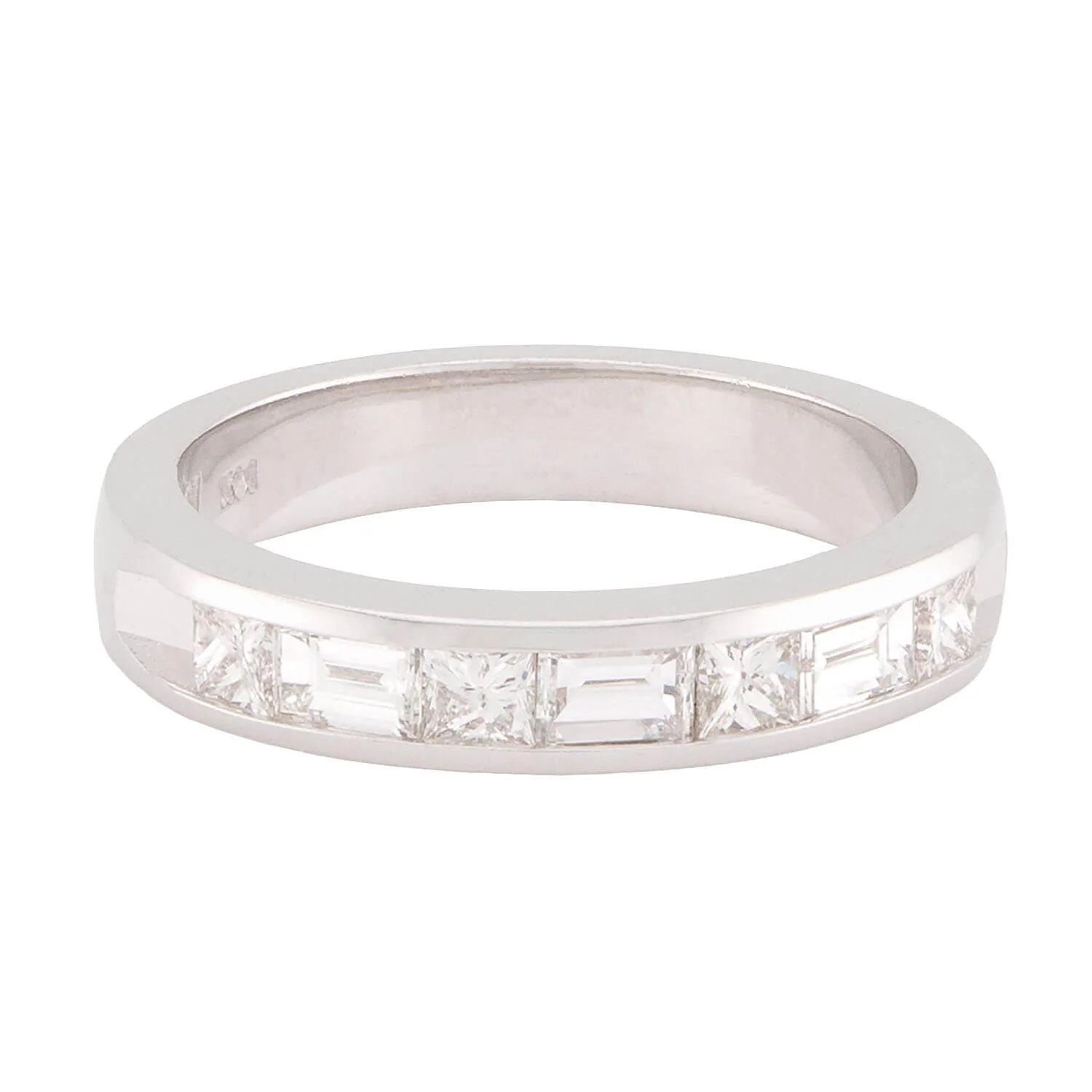 Estate 14k Diamond Half Eternity Ring - Image 2