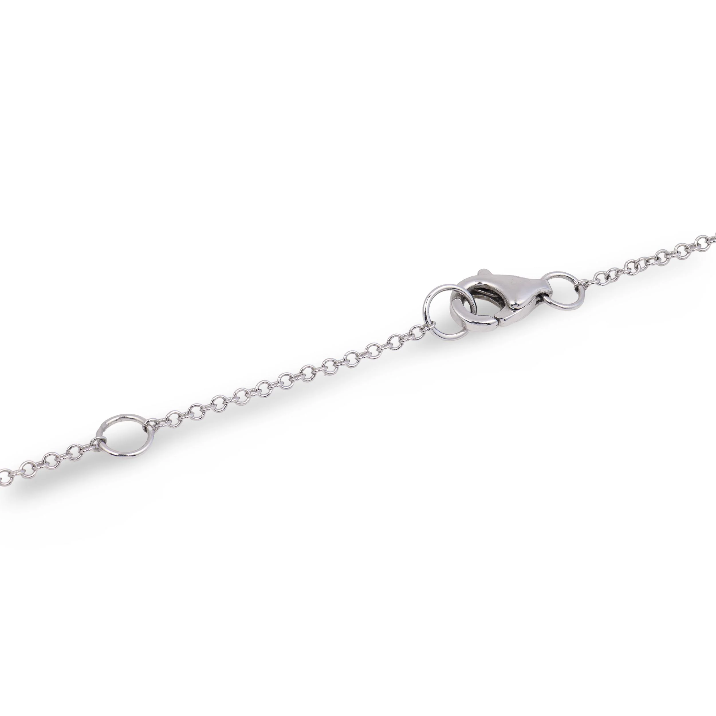 Estate 14k Diamond Love-Motif Pendant Necklace - Image 5