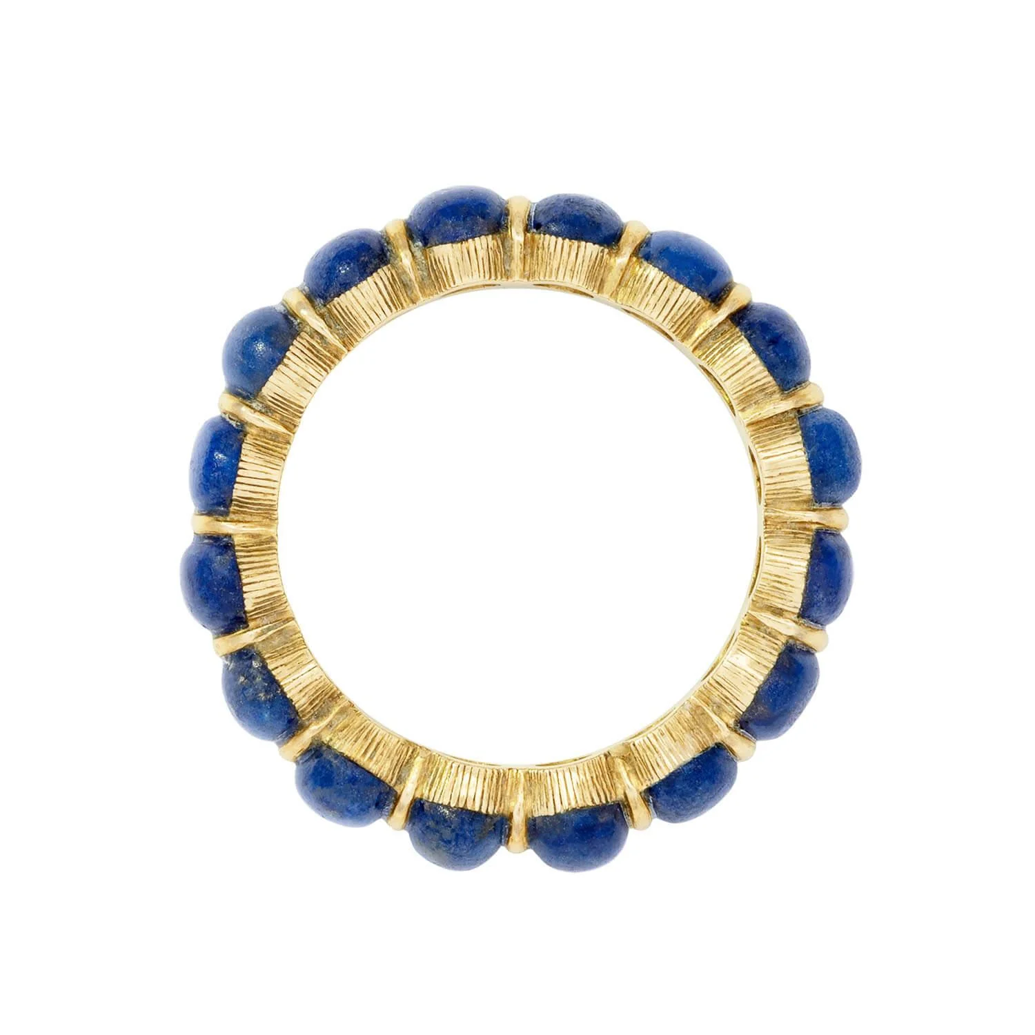 Estate 14k Lapis Multi-Stone Ring - Image 2