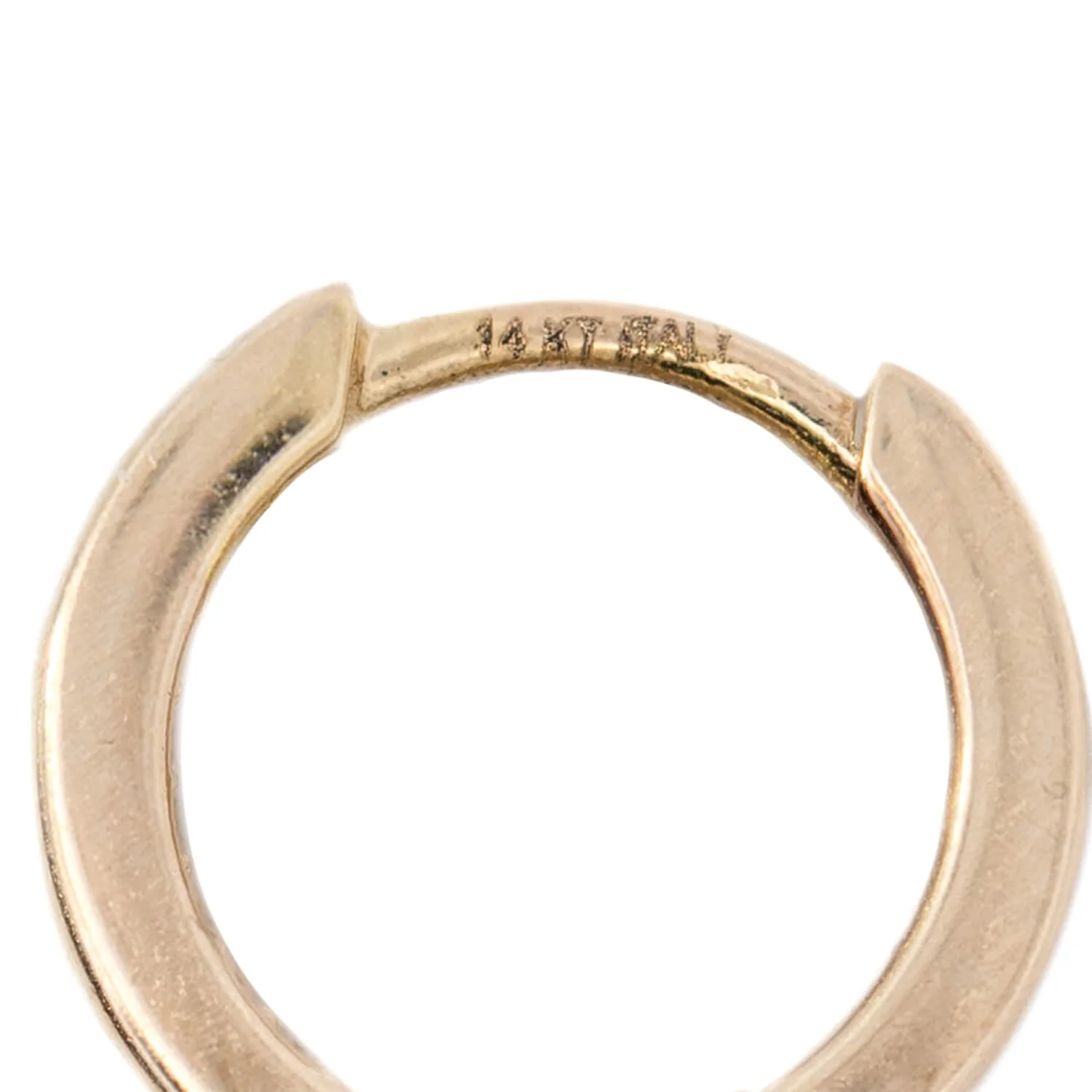 Estate 14k Pearl Hoop Earrings - Image 4