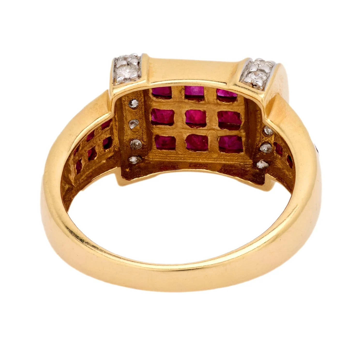 Estate 14k Ruby and Diamond Ring - Image 5