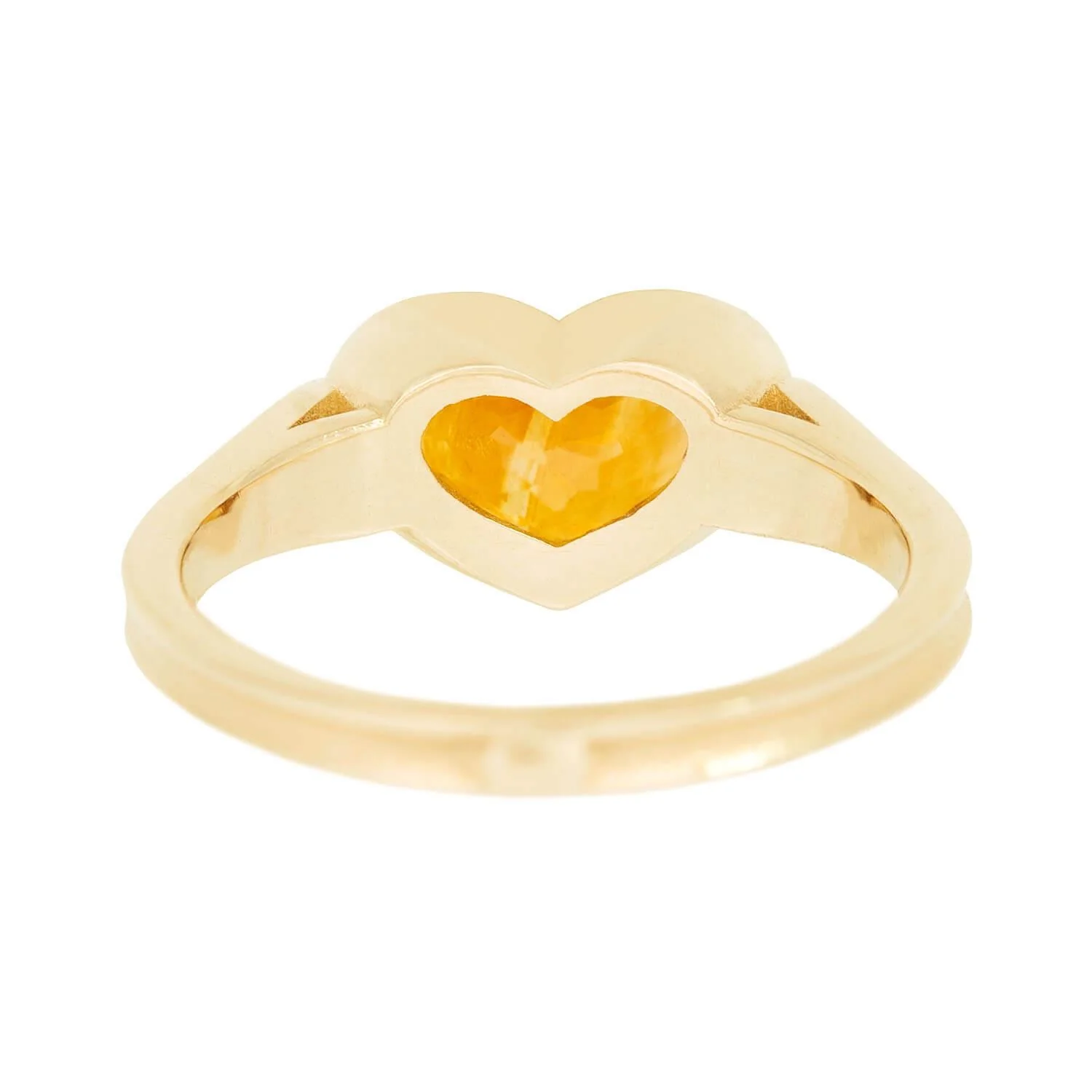 Estate 14k 2.25ct Ceylon No Heat Sapphire Heart Ring - Image 5