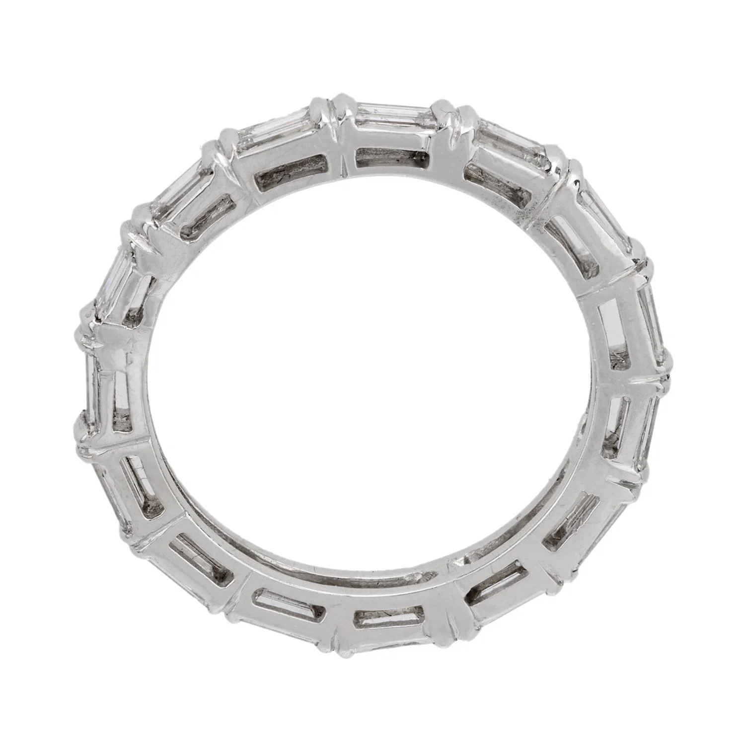 Estate 18k Diamond Eternity Band - Image 4