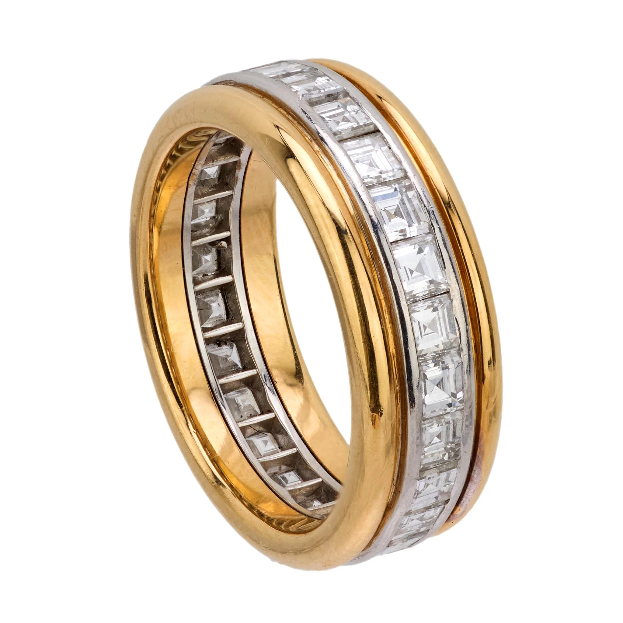 Estate 18k Diamond Eternity Band - Image 3