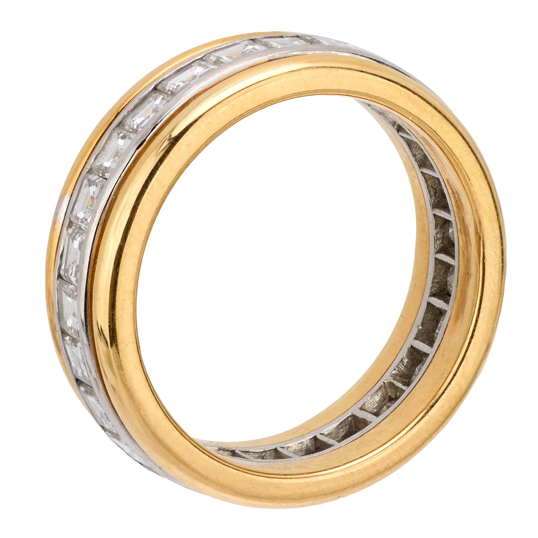 Estate 18k Diamond Eternity Band - Image 4