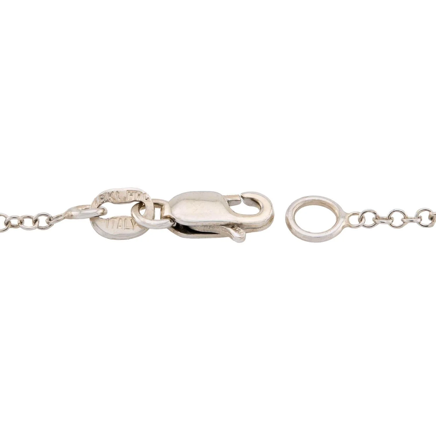 Estate 18k "Diamonds-by-the-Yard" Necklace - Image 4