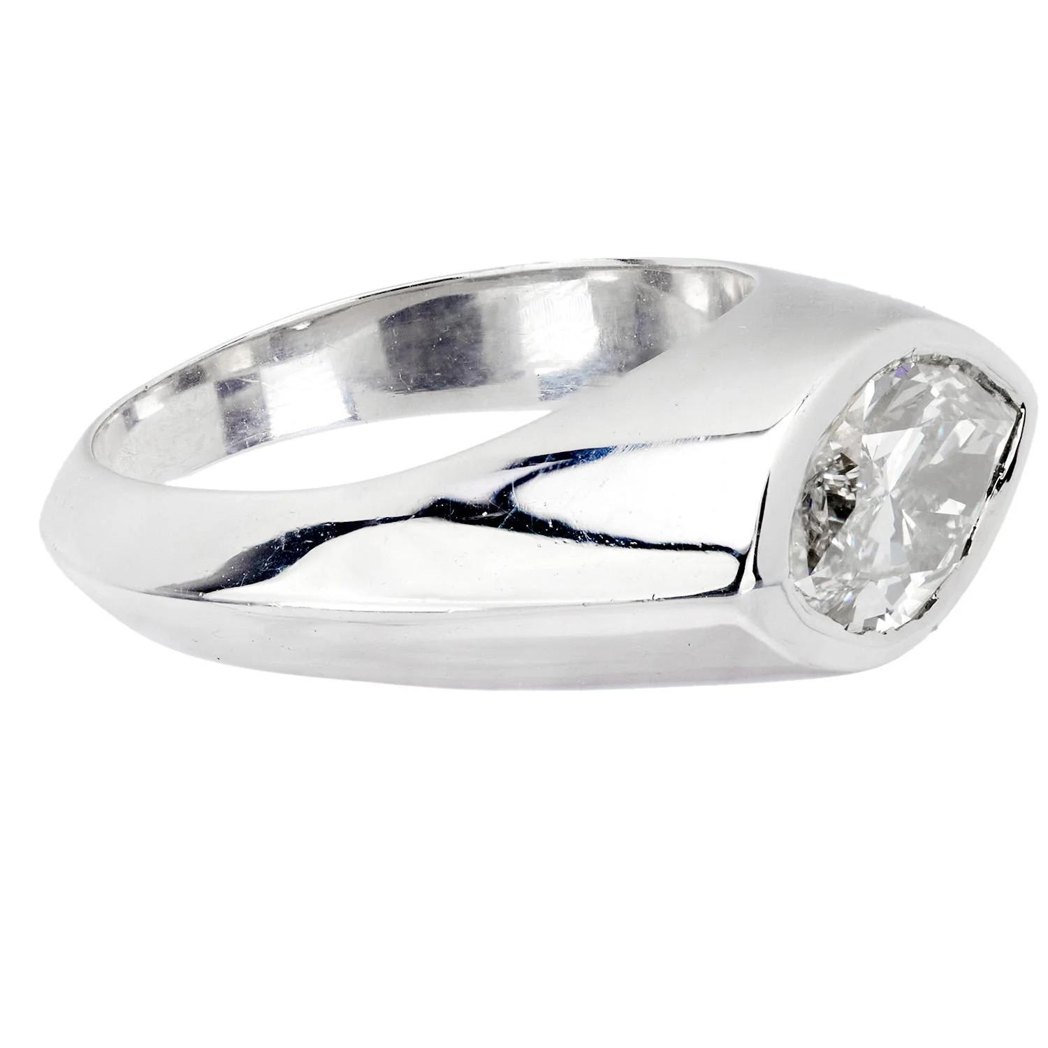Estate 18k GIA Diamond Engagement Ring 2.01ct - Image 3