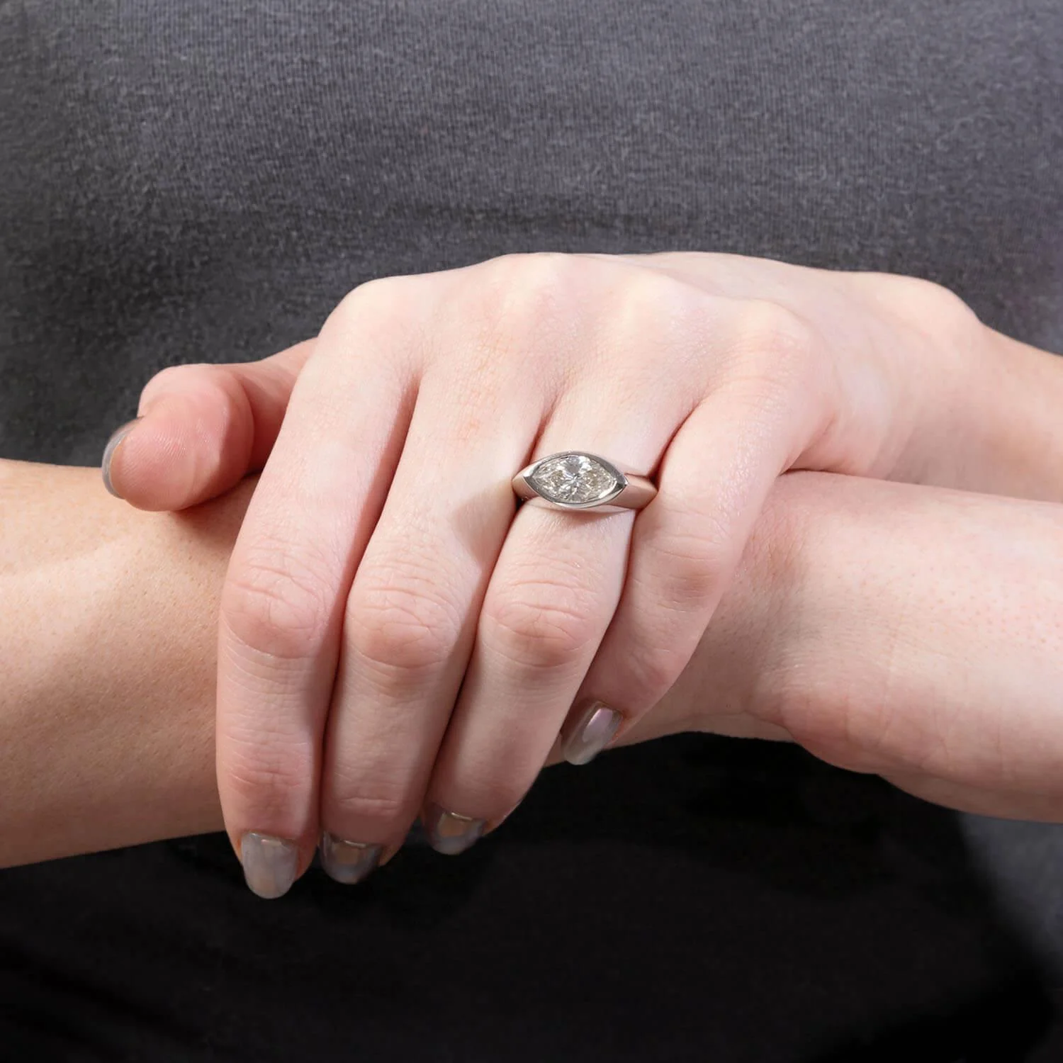 Estate 18k GIA Diamond Engagement Ring 2.01ct - Image 5