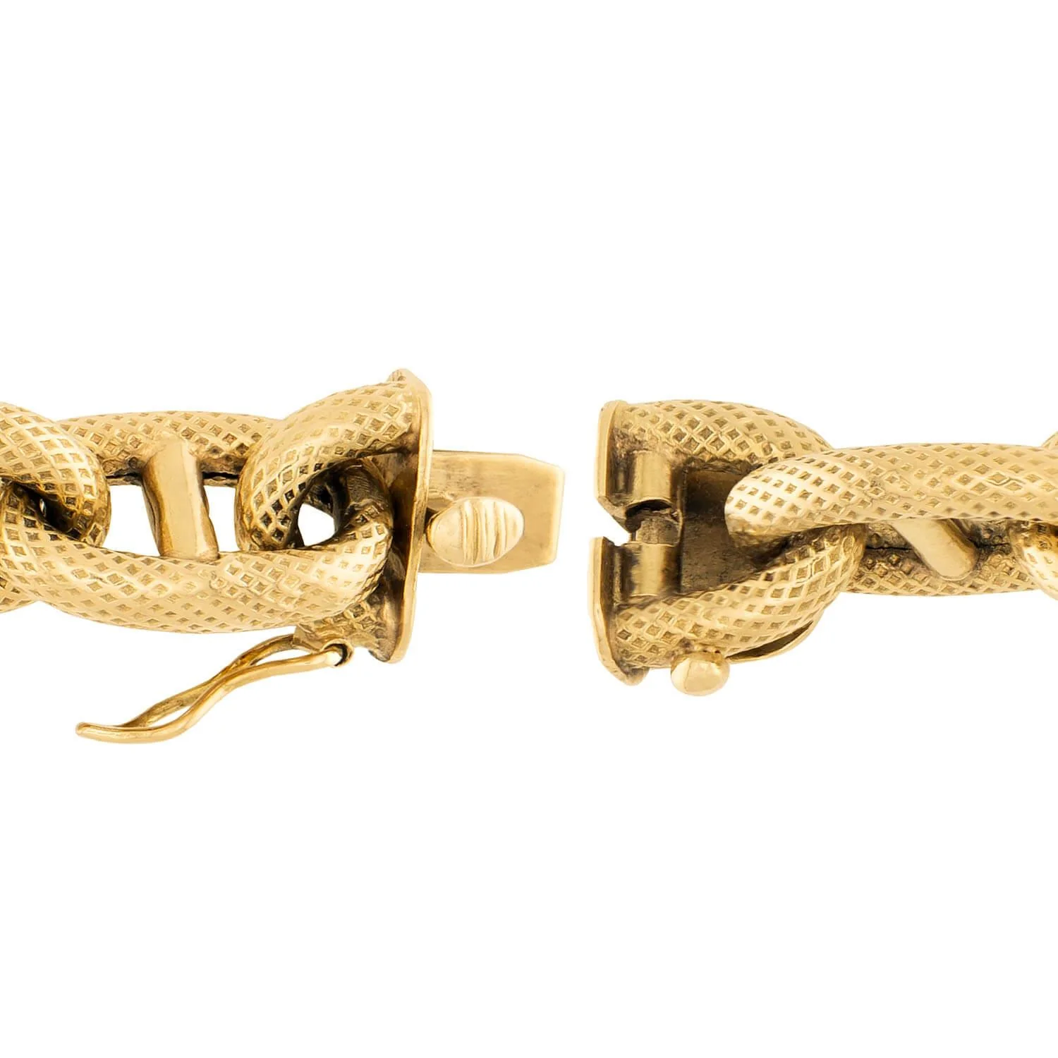 Estate 18k Gucci Link Bracelet - Image 5